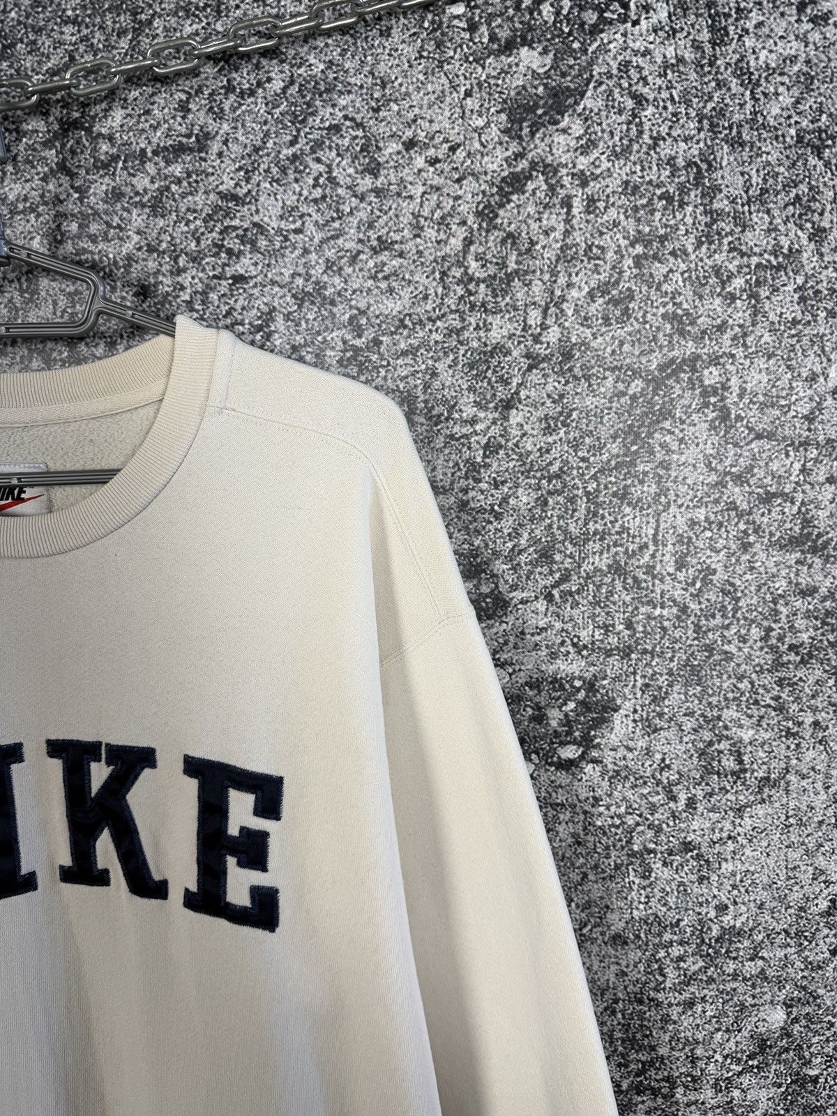 Nike Nike Vintage 90s Crewneck Sweatshirt Big Logo Pullover Sz M Size US M / EU 48-50 / 2 - 2 Thumbnail