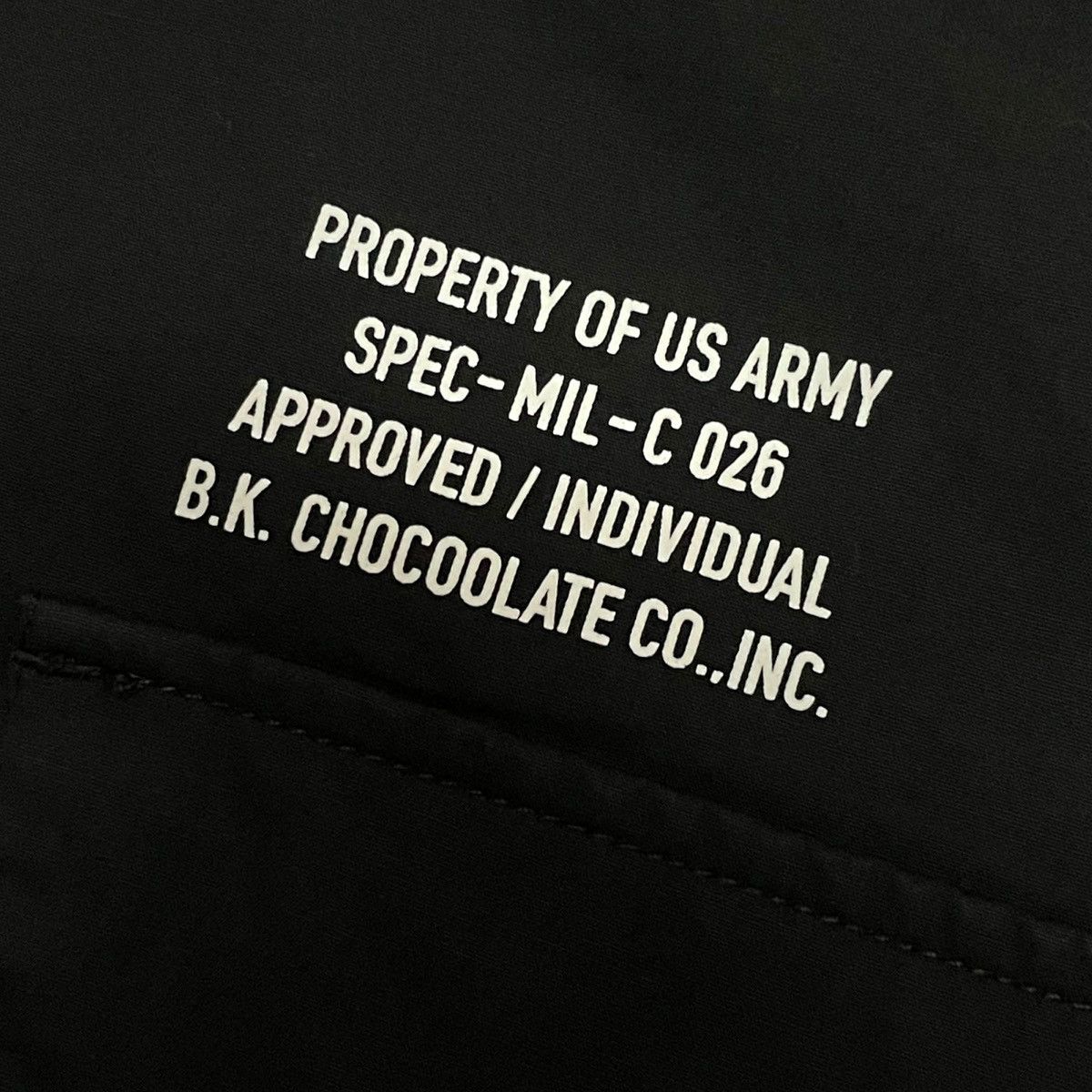 CHOCOOLATE Chocoolate U-SN Black Military Oversized Shirt Size US XL / EU 56 / 4 - 8 Thumbnail