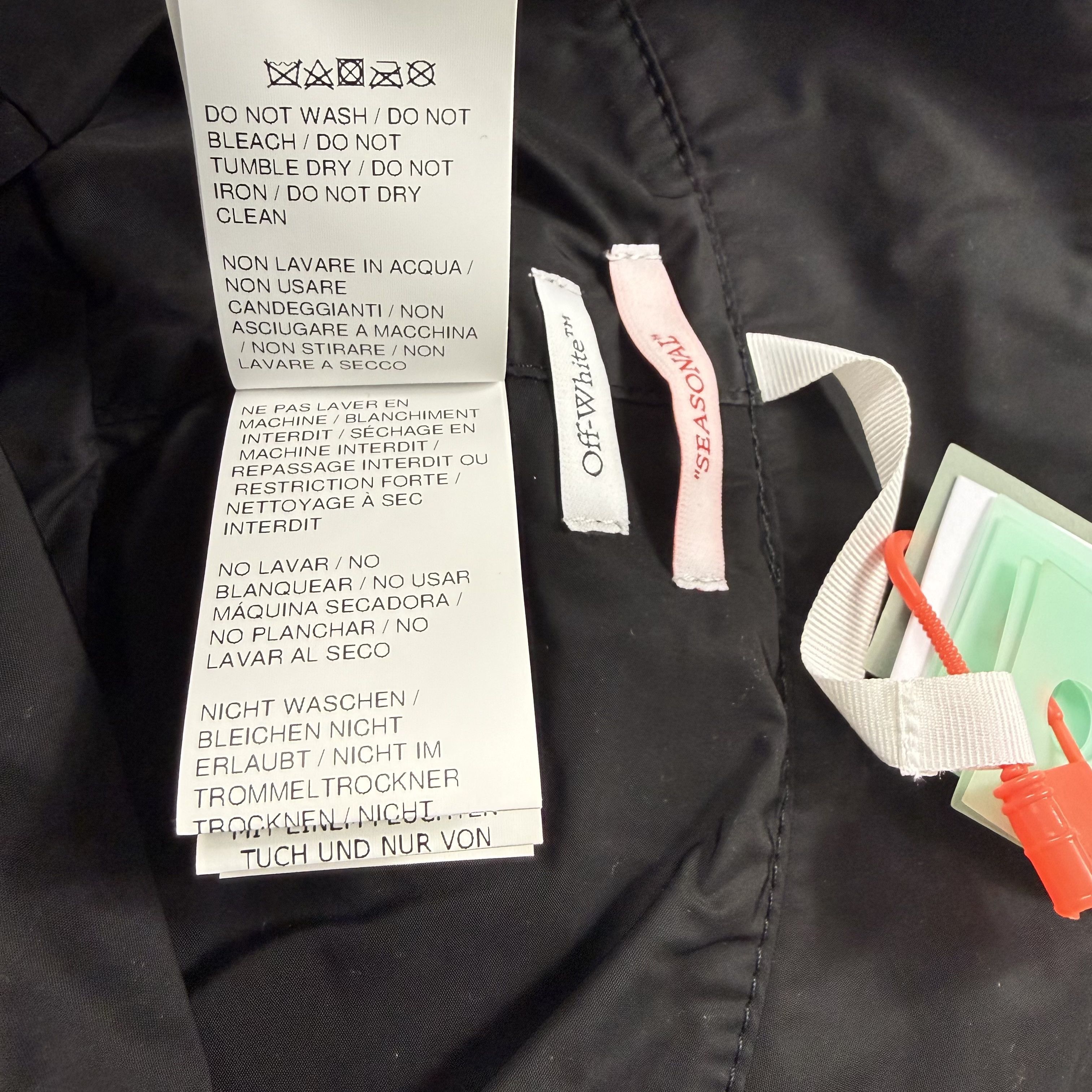 Off-White Off-White Black Bucket Hat Yellow Logo Patch O/S NEW Size ONE SIZE - 8 Thumbnail