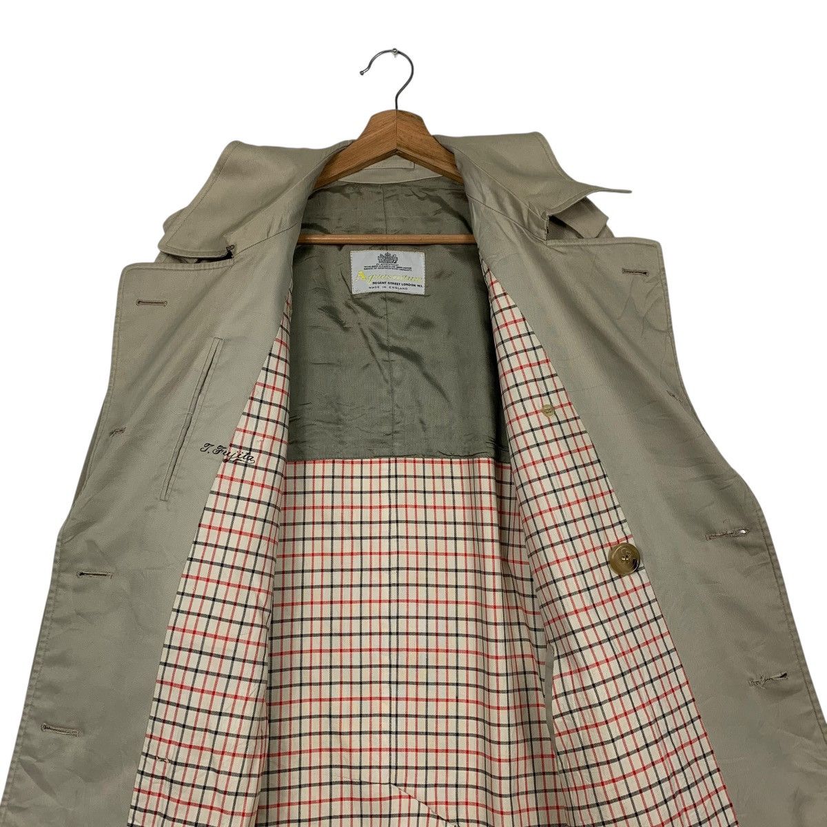 Aquascutum Vintage Aquascutum Double Breasted Trench Coat Size US M / EU 48-50 / 2 - 13 Thumbnail