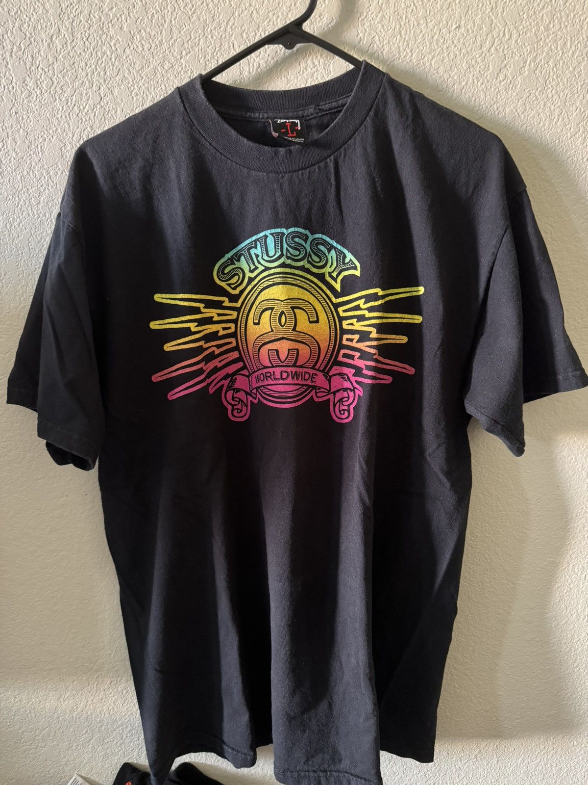 ★Stussy Cherries T-Shirt Black★ Stussy Cherries Tee Black Men's - SS24 - US