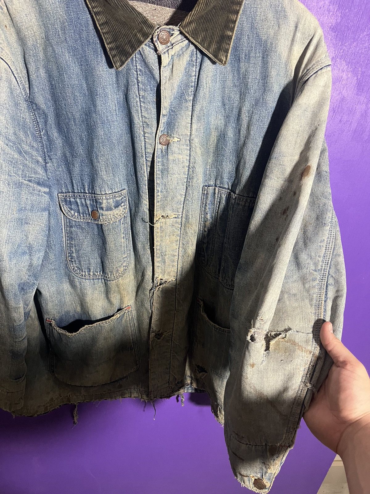 Vintage Vintage 50s Hercules blanket lined chore jacket Size US XL / EU 56 / 4 - 3 Thumbnail