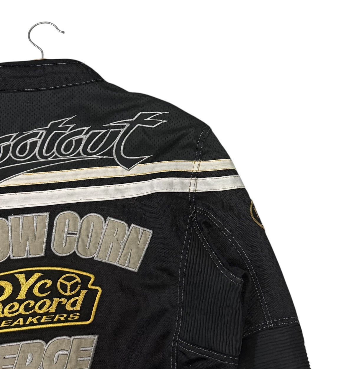 YELLOW CORN Vintage Yellowcorn Sledgehammer Moto Racing Padded Jacket Size US L / EU 52-54 / 3 - 9 Thumbnail