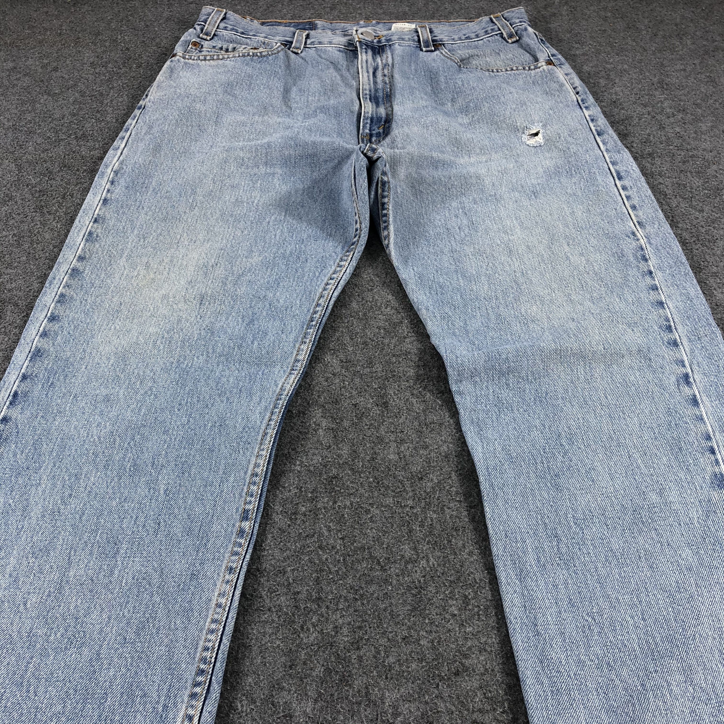 Levi's × Vintage Vintage 90s Light Wash Levis 505 Jeans-JM718 Size US 34 / EU 50 - 3 Thumbnail
