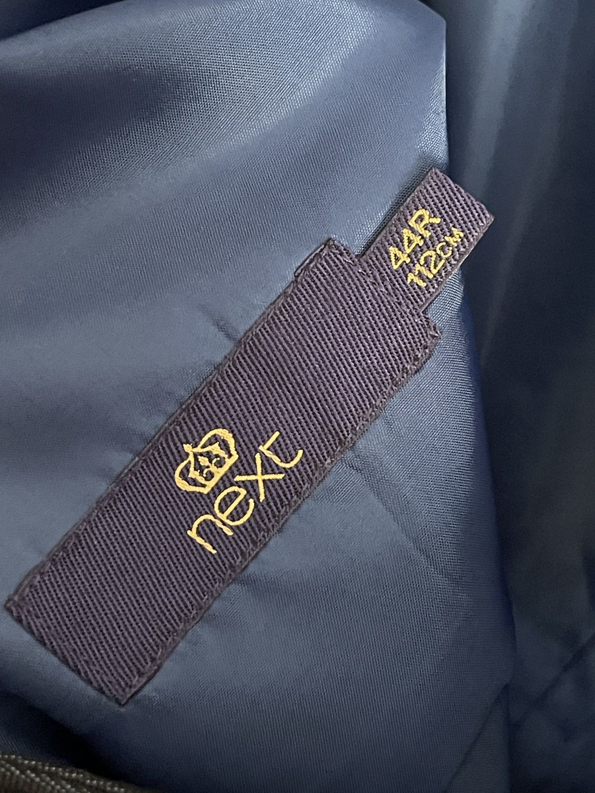 NEXT Classic suit next 44R blazer trousers vest gray dark blue Size 44R - 11 Thumbnail