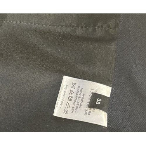 Joseph Ribkoff Joseph $990 High-End Europe Designer Brand Navy Slacks Trous Size 38" / US 16 / IT 52 - 4 Thumbnail