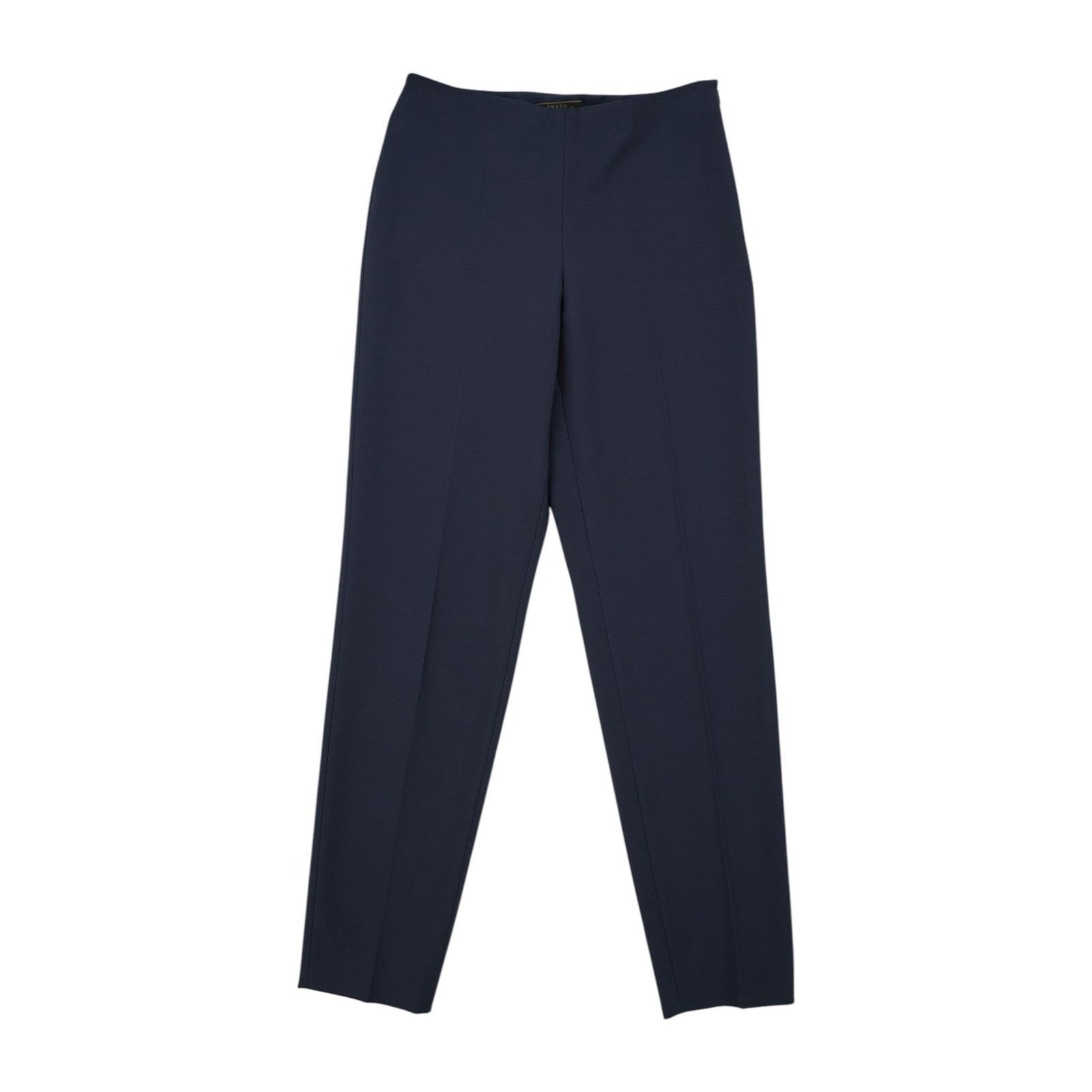Prada Deep Blue Nylon Trousers Size 27" / US 4 / IT 40 - 1 Thumbnail