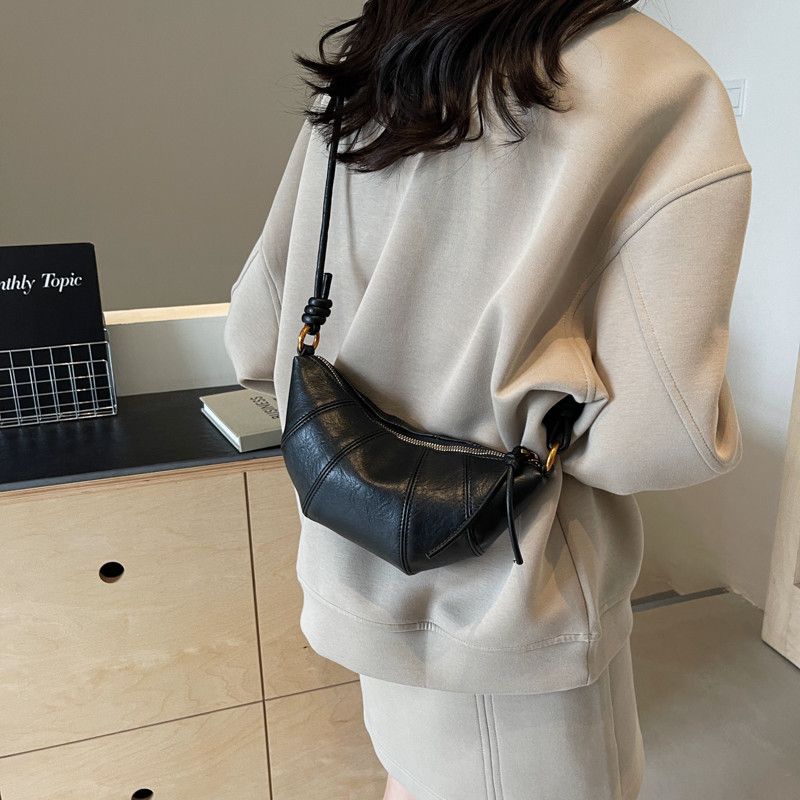 Leather Seoul Chic Splice Shoulder Bag Size ONE SIZE - 1 Thumbnail