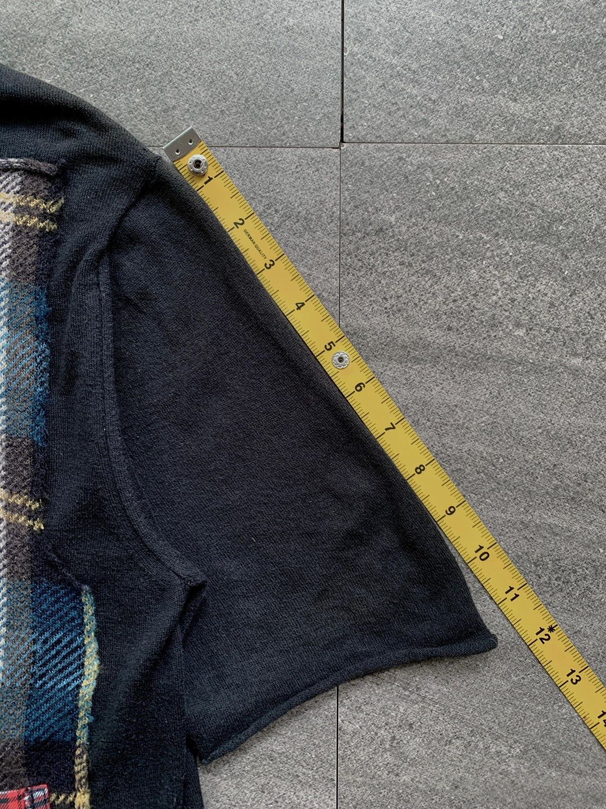 Comme des Garcons Homme Plus Patchwork Knit Tshirt Size US M / EU 48-50 / 2 - 11 Thumbnail