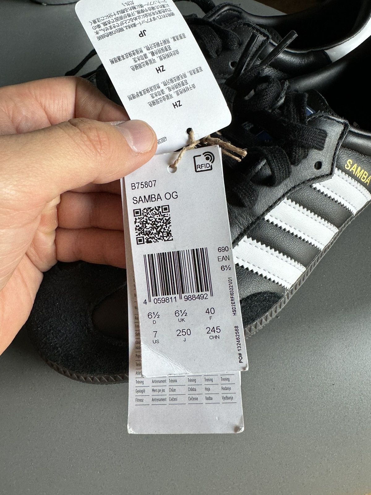 Adidas Addidas Samba Og black brand new Size US 7 / EU 40 - 2 Thumbnail