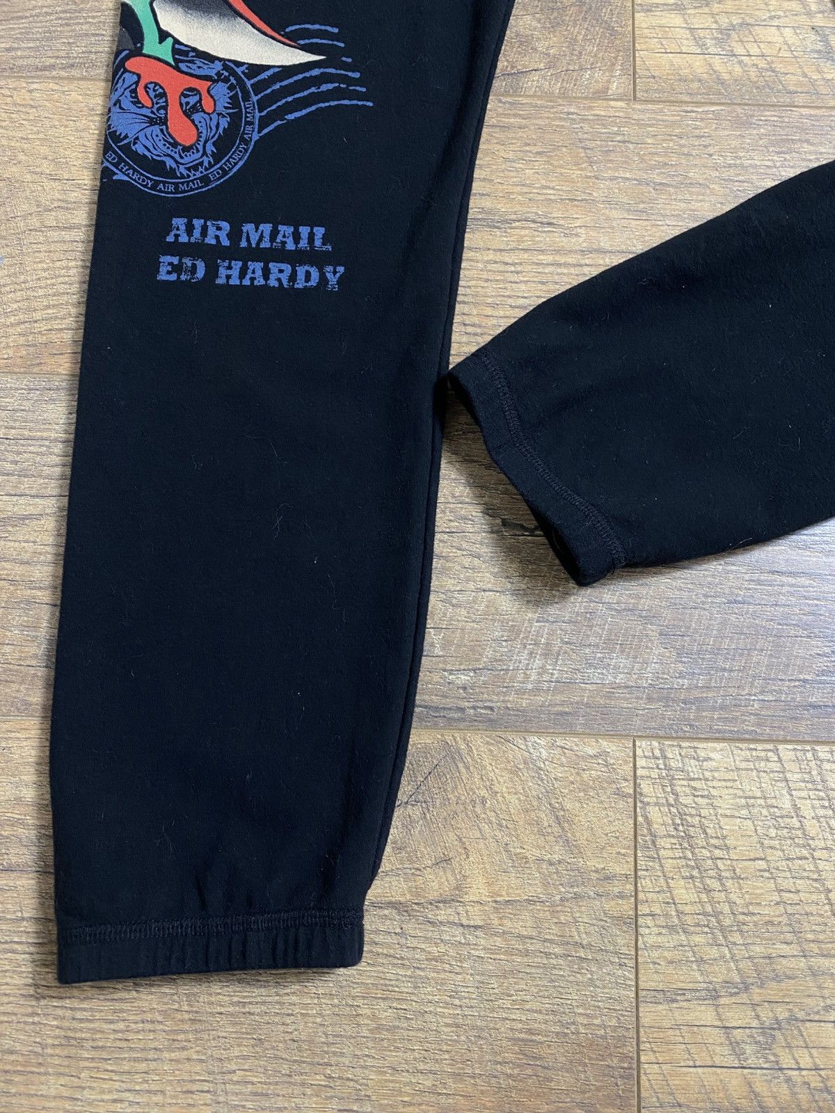 Ed Hardy Ed Hardy Sweatpants Y2K Vibe | Bold Tiger Art Print | Size L Size US 32 / EU 48 - 3 Thumbnail