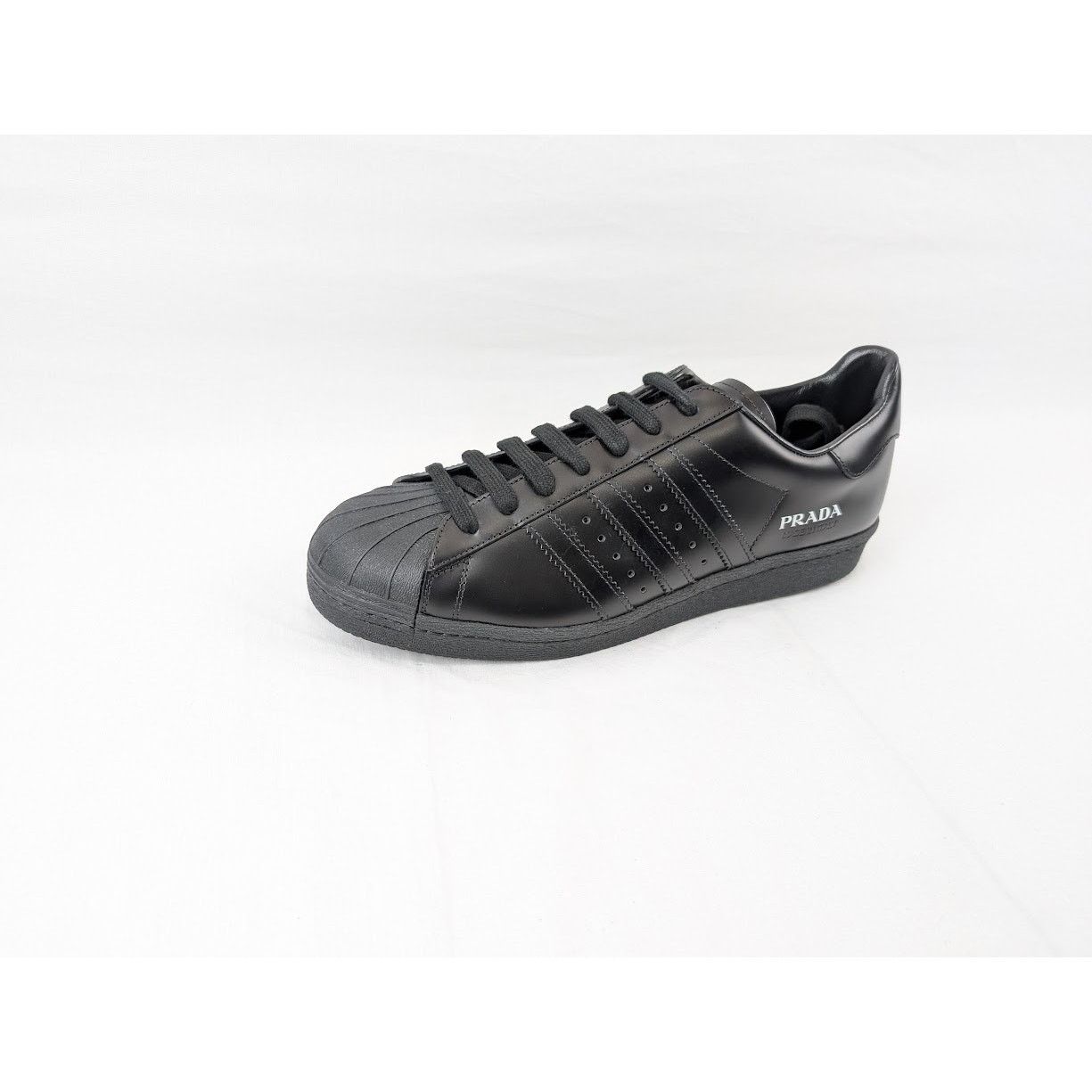 Prada o1rshd1 Brushed Calf Low-Top Sneakers in Black Size US 9.5 / EU 42-43 - 2 Thumbnail
