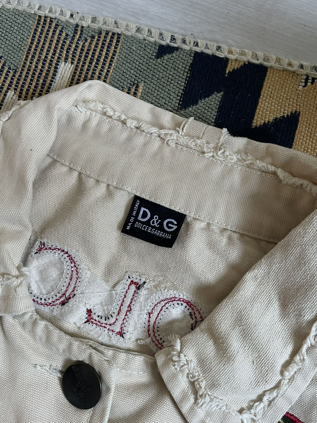 Dolce & Gabbana Rare❗️Vintage Dolce&Gabbana Denim Big Logo Jacket Size M / US 6-8 / IT 42-44 - 13 Thumbnail