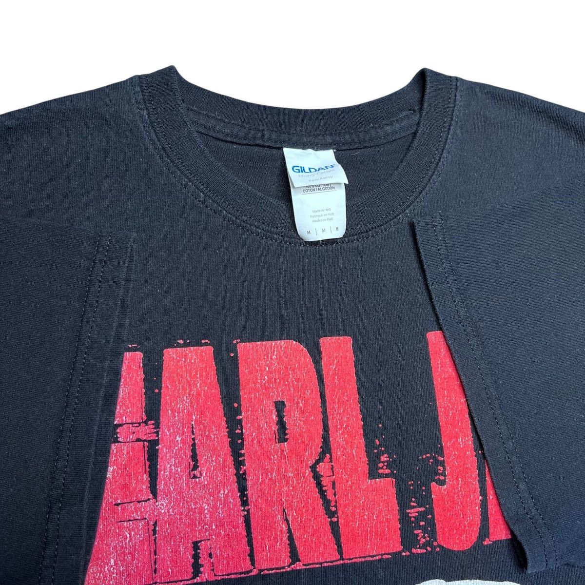 Gildan Vintage 2000s Pearl Jam Don’t Give Up Spell Out Band Tee Size US M / EU 48-50 / 2 - 3 Thumbnail
