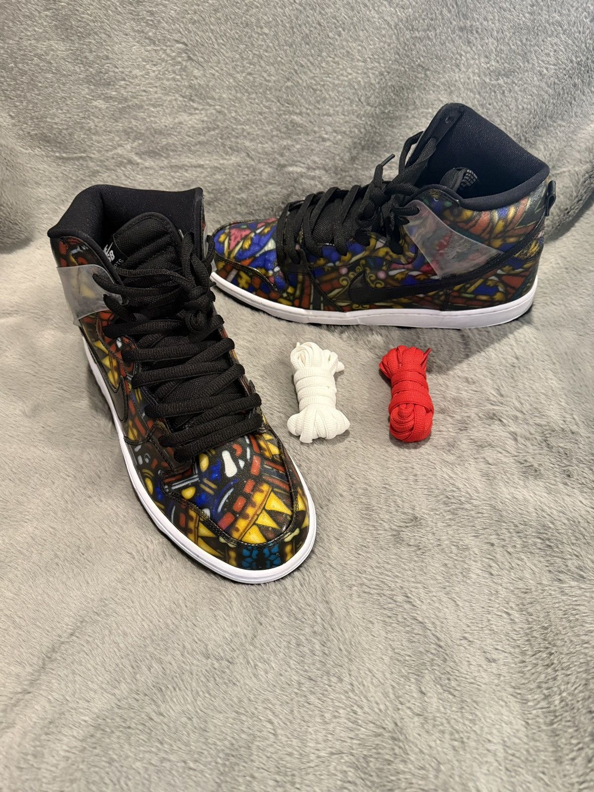 CNCPTS × Nike SB Dunk High Stained Glass SPECIAL BOX OG ALL Size 13M Size US 13 / EU 46 - 10 Thumbnail
