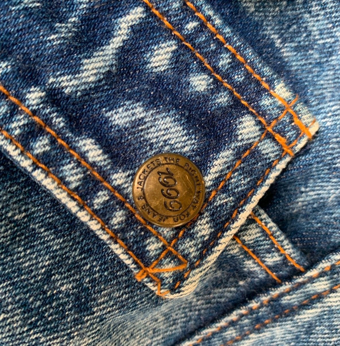 Hunter Vintage Asymmetric Hunter Mountain Acid Wash Denim Jacket Size US S / EU 44-46 / 1 - 12 Thumbnail