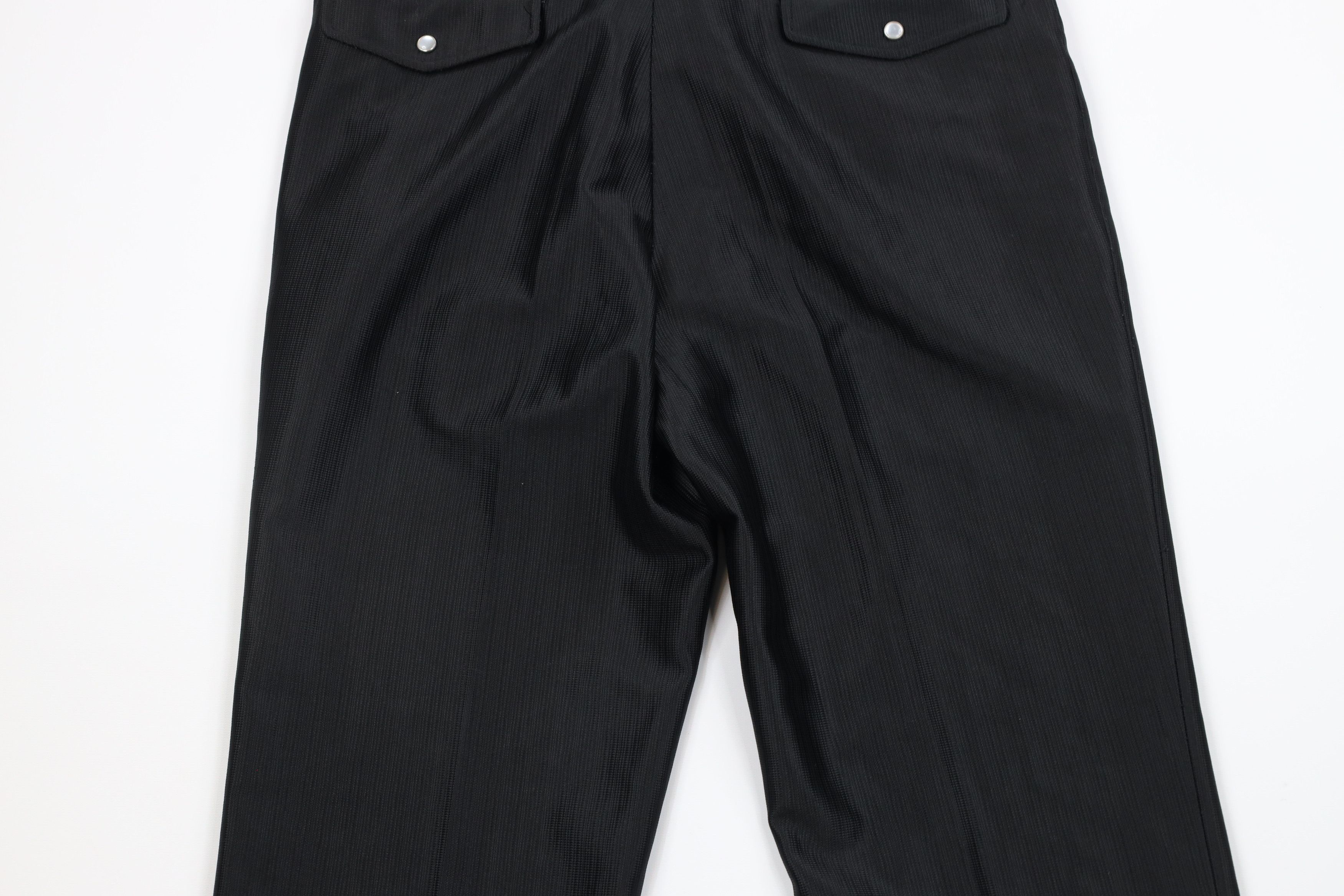 Vintage Vintage 90s Rockabilly Western Striped Knit Wide Leg Pants Size US 32 / EU 48 - 9 Thumbnail