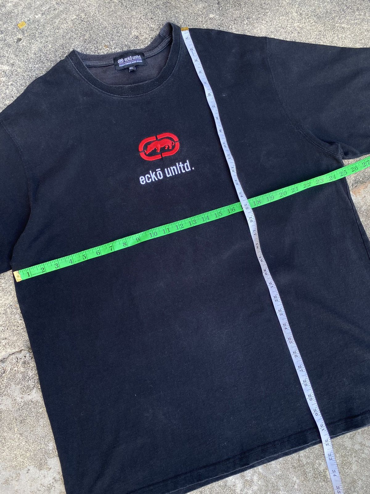 Ecko Unltd. 🔥 Very Rare 🔥 Vintage Y2K Ecko Unltd Big Logo Tshirt Size US XXL / EU 58 / 5 - 10 Thumbnail