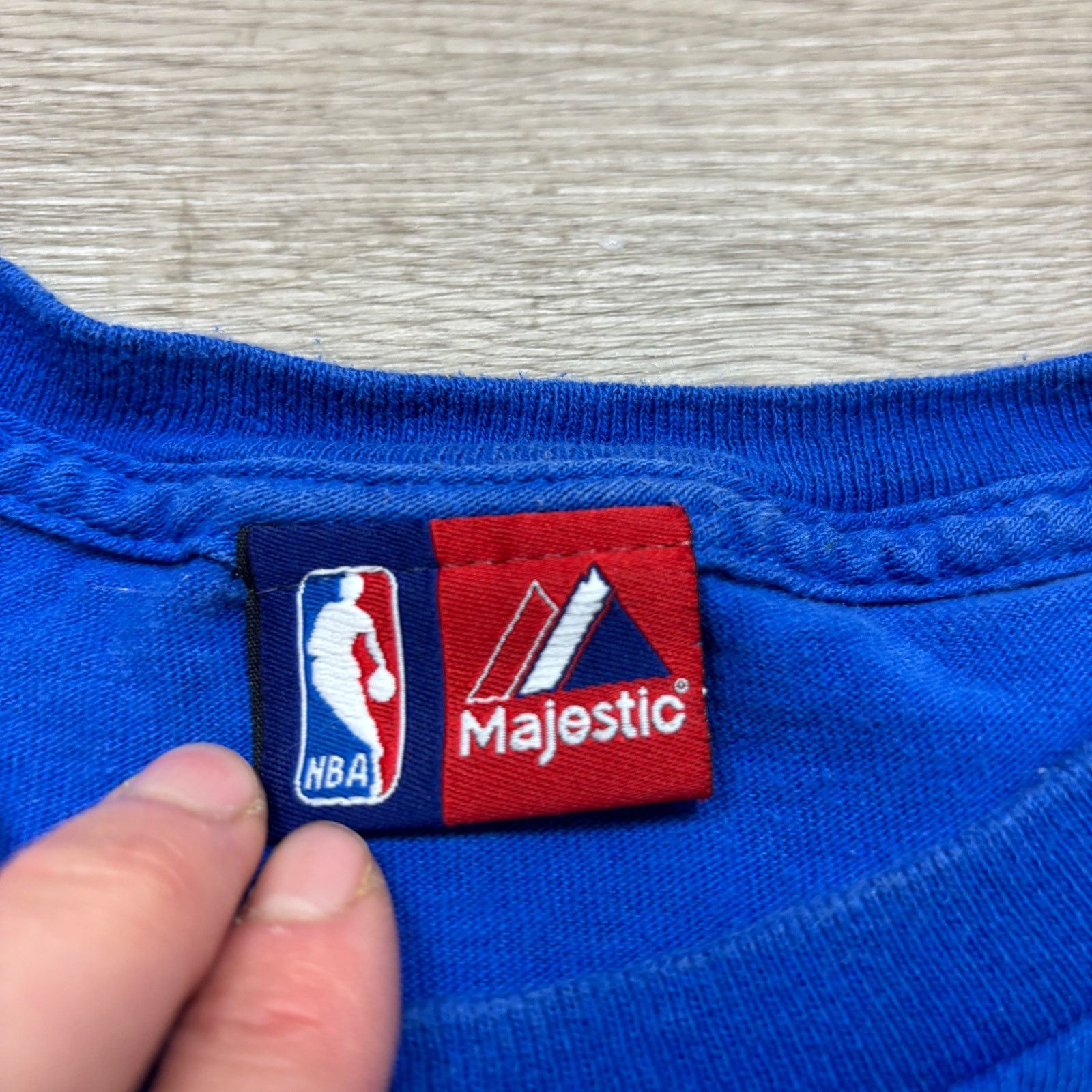 Majestic × NBA × Vintage VTG Majestic NBA Detroit Pistons Long Sleeve Shirt Men's L Size US L / EU 52-54 / 3 - 4 Thumbnail