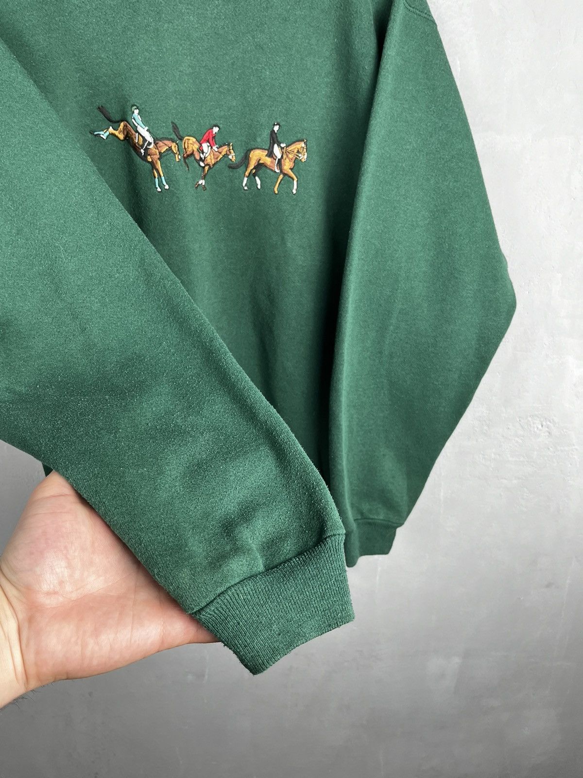 Hanes × Vintage Hanes horses sweatshirt vintage 90s Size US M / EU 48-50 / 2 - 6 Thumbnail