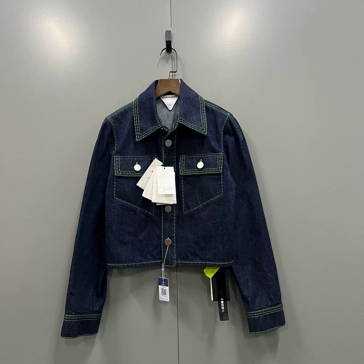 Bottega Veneta Bottega Veneta Blue Denim Jacket Size 38 Size US S / EU 44-46 / 1 - 1 Thumbnail