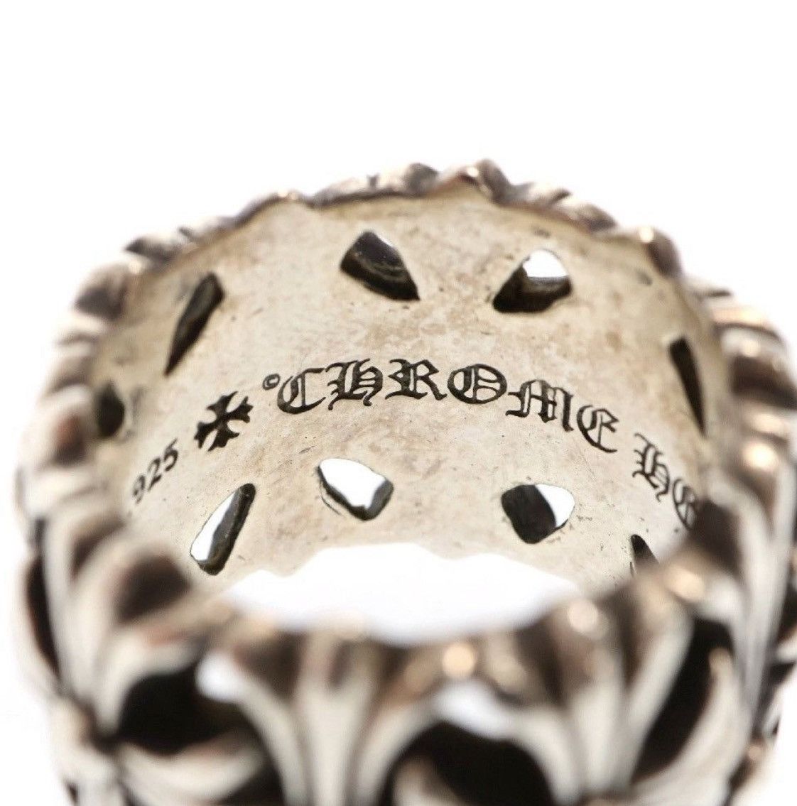 Chrome Hearts Chrome Hearts Cemetery Cross Silver Ring Size ONE SIZE - 5 Thumbnail