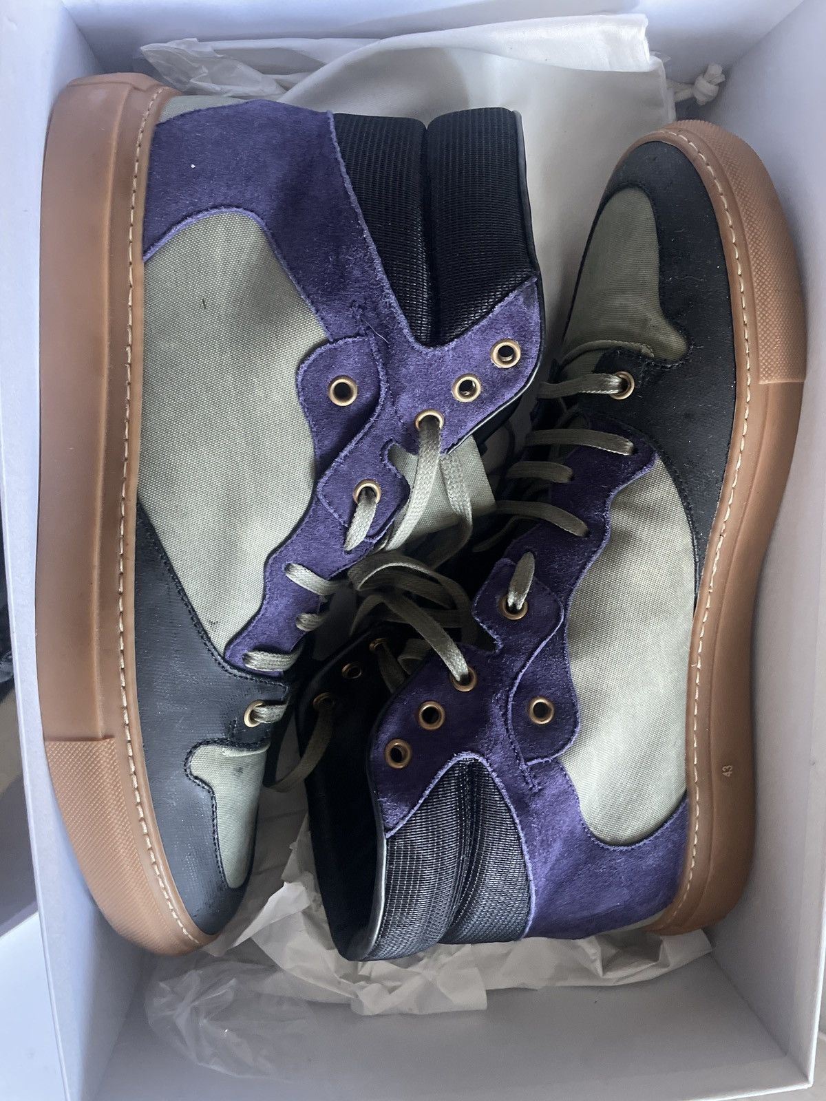 Balenciaga Balenciaga Arena Hi Top - Worn Once in Doors Size US 10 / EU 43 - 2 Thumbnail