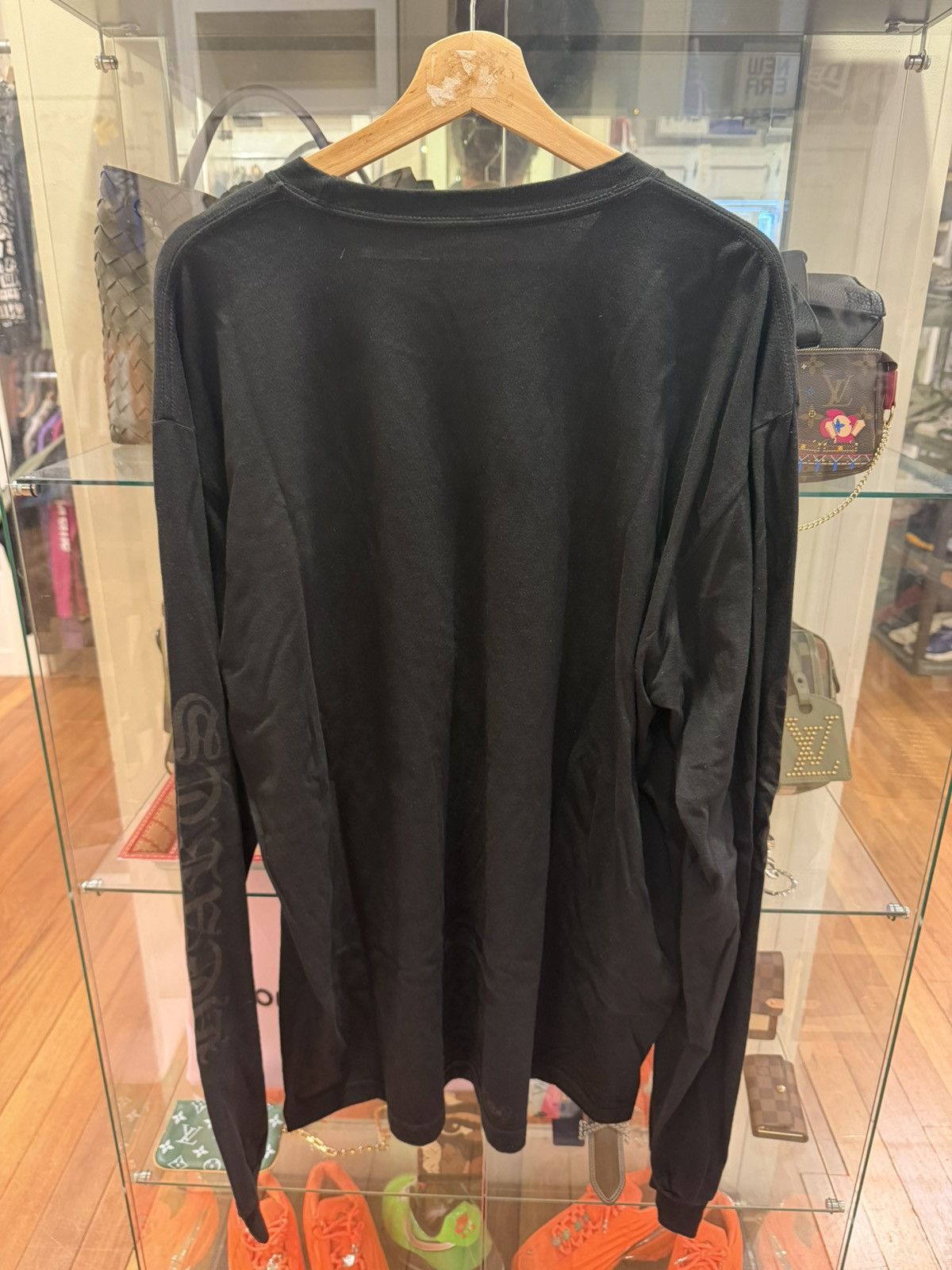 Chrome Hearts Chrome Hearts Neck Print LS Shirt - Black Size US XXL / EU 58 / 5 - 2 Thumbnail