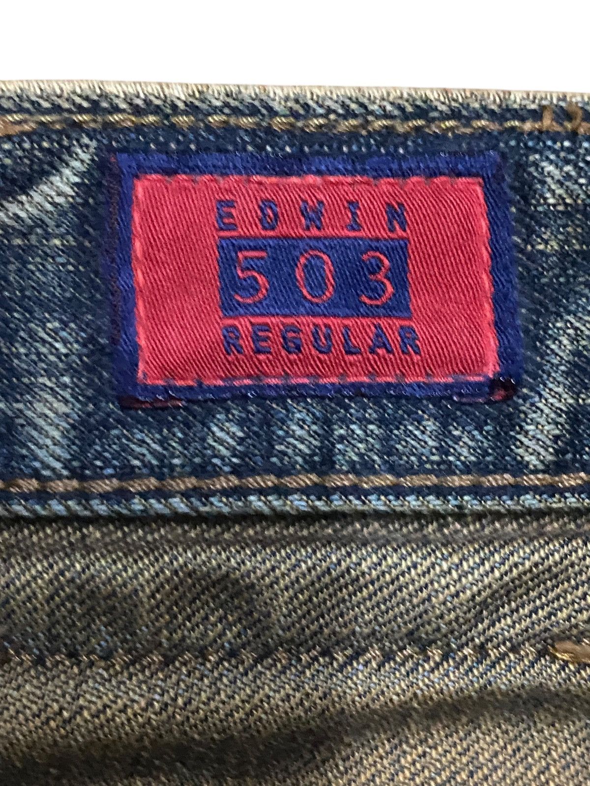 Edwin Vintage Japanese Brand Edwin 503 Rusty Loose Jeans Size US 32 / EU 48 - 12 Thumbnail