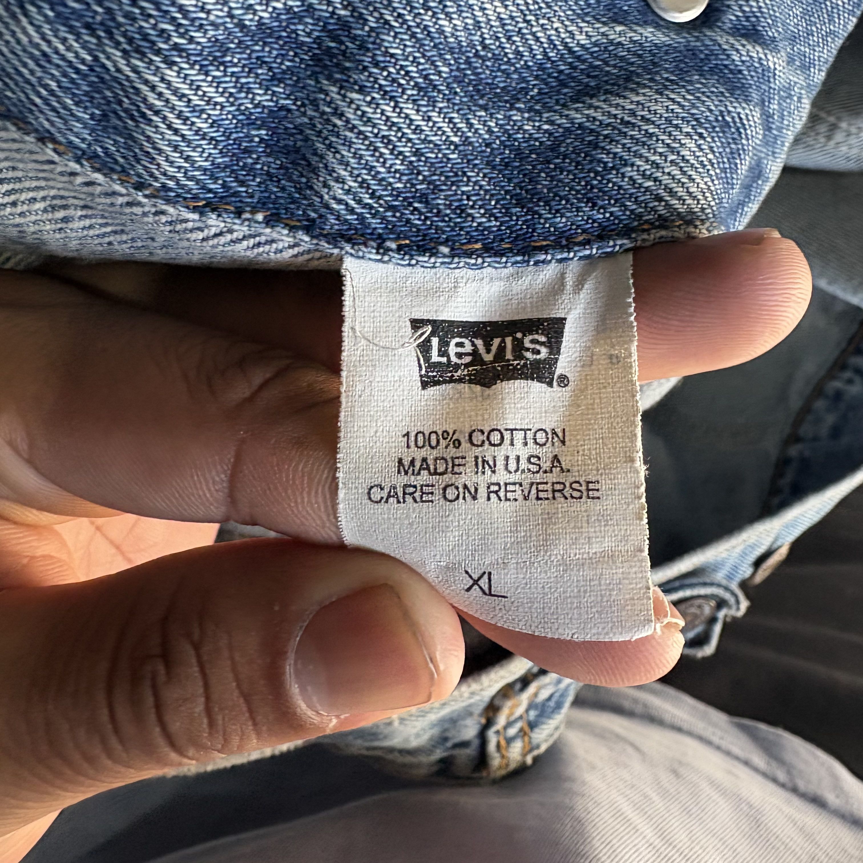 Levi's Vintage Levi's Denim Jacket Men's Size XL Faded Blue Size US XL / EU 56 / 4 - 8 Thumbnail