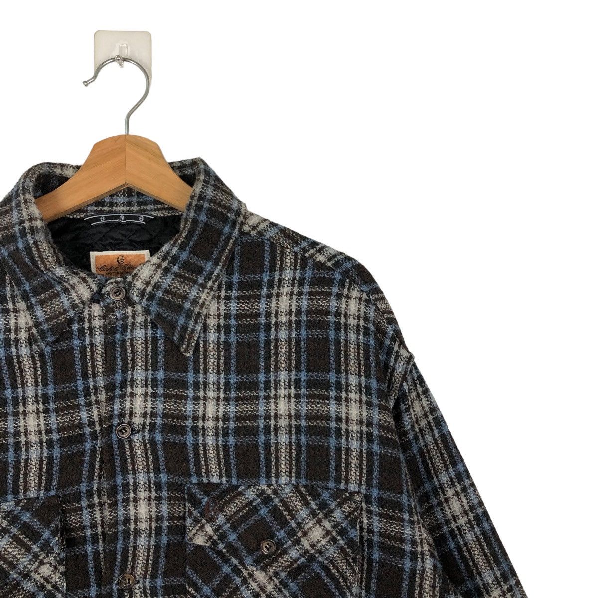 Flannel 🔥VINTAGE FLANEL JACKET TARTAN DESIGN CANTE OF FLORENCE Size US L / EU 52-54 / 3 - 5 Thumbnail