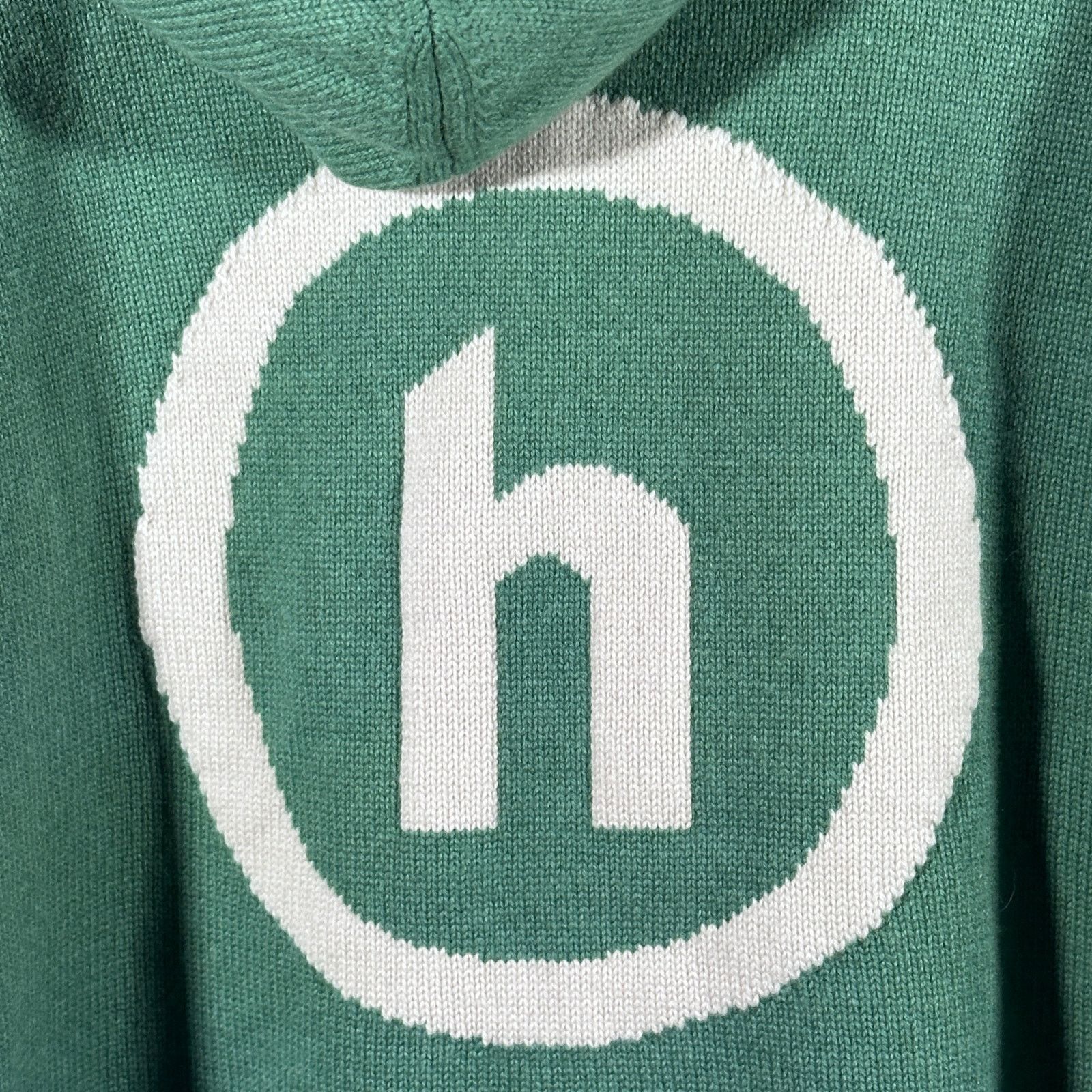 HIDDEN Hidden NY Green Cashmere Knit Hoodie Size US S / EU 44-46 / 1 - 2 Thumbnail