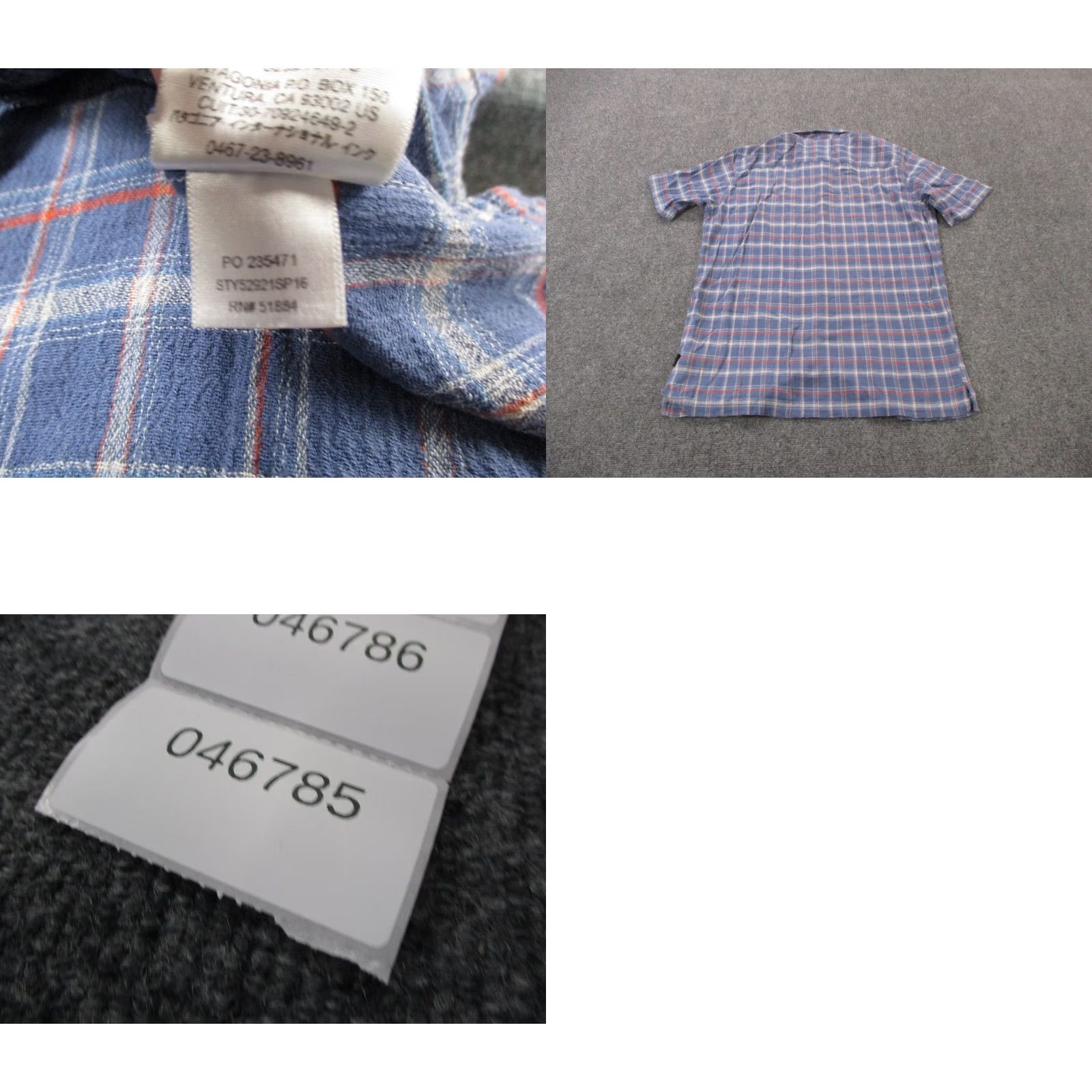 Patagonia Patagonia Shirt Mens L Plaid Seersucker Button-Up Collared Short Sleeve Casual Lightweight Cotton Size US L / EU 52-54 / 3 - 8 Thumbnail