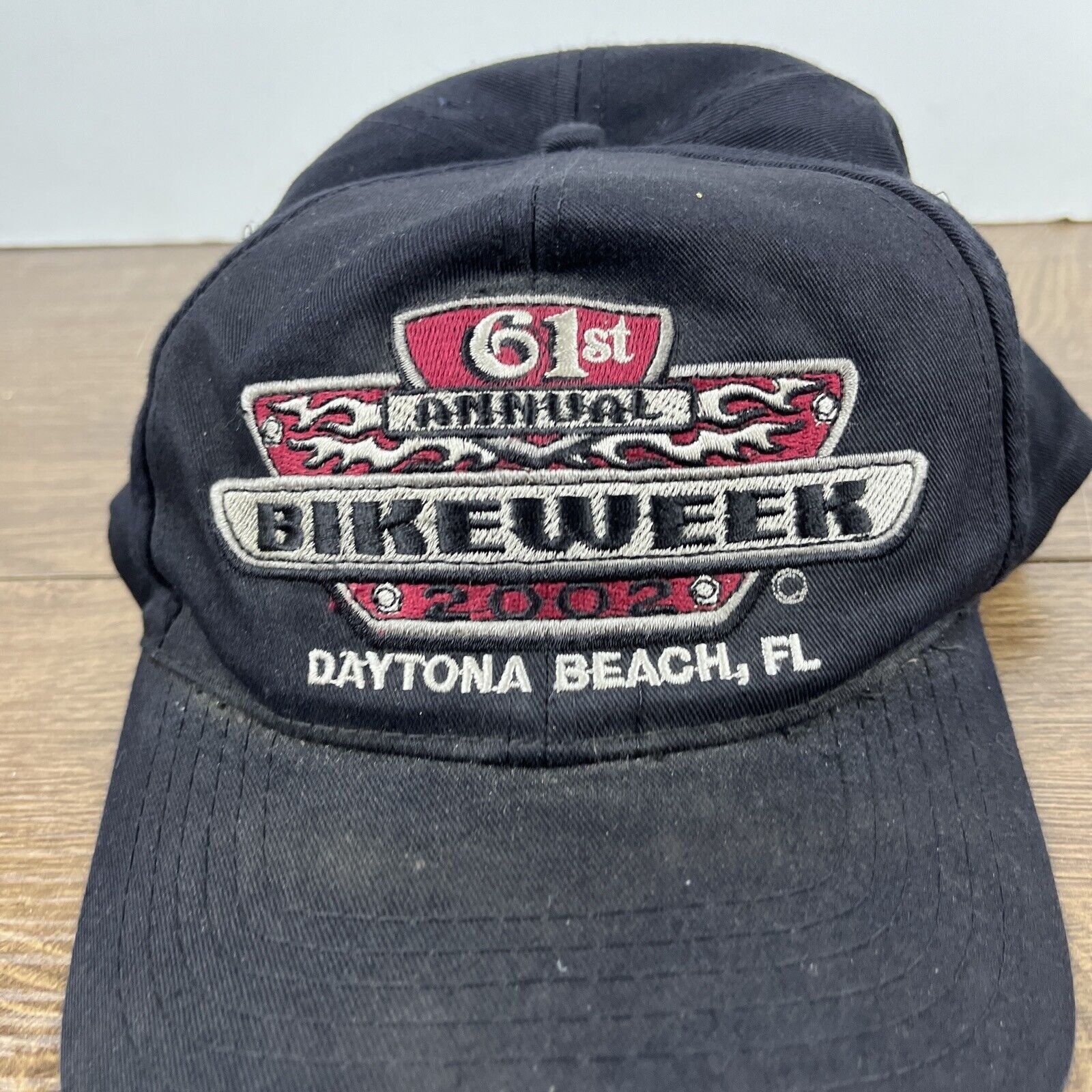 Other 61st Annual Bikeweek Hat Black Hat Snapback Adjustable Dayto Size ONE SIZE - 6 Thumbnail