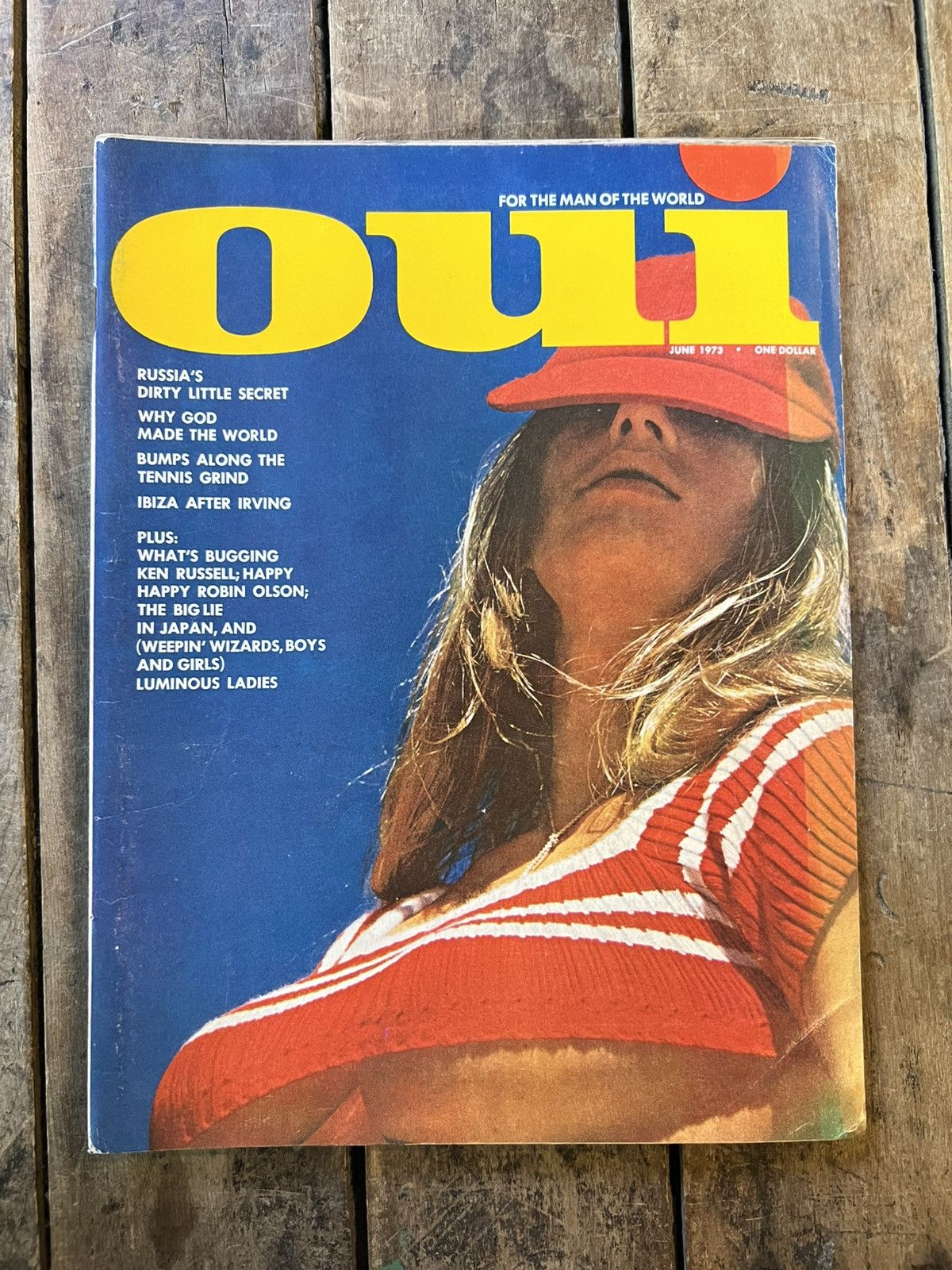Vintage OUI Magazine “ For The Man of The World ” June 1973 Issue Size ONE SIZE - 1 Thumbnail