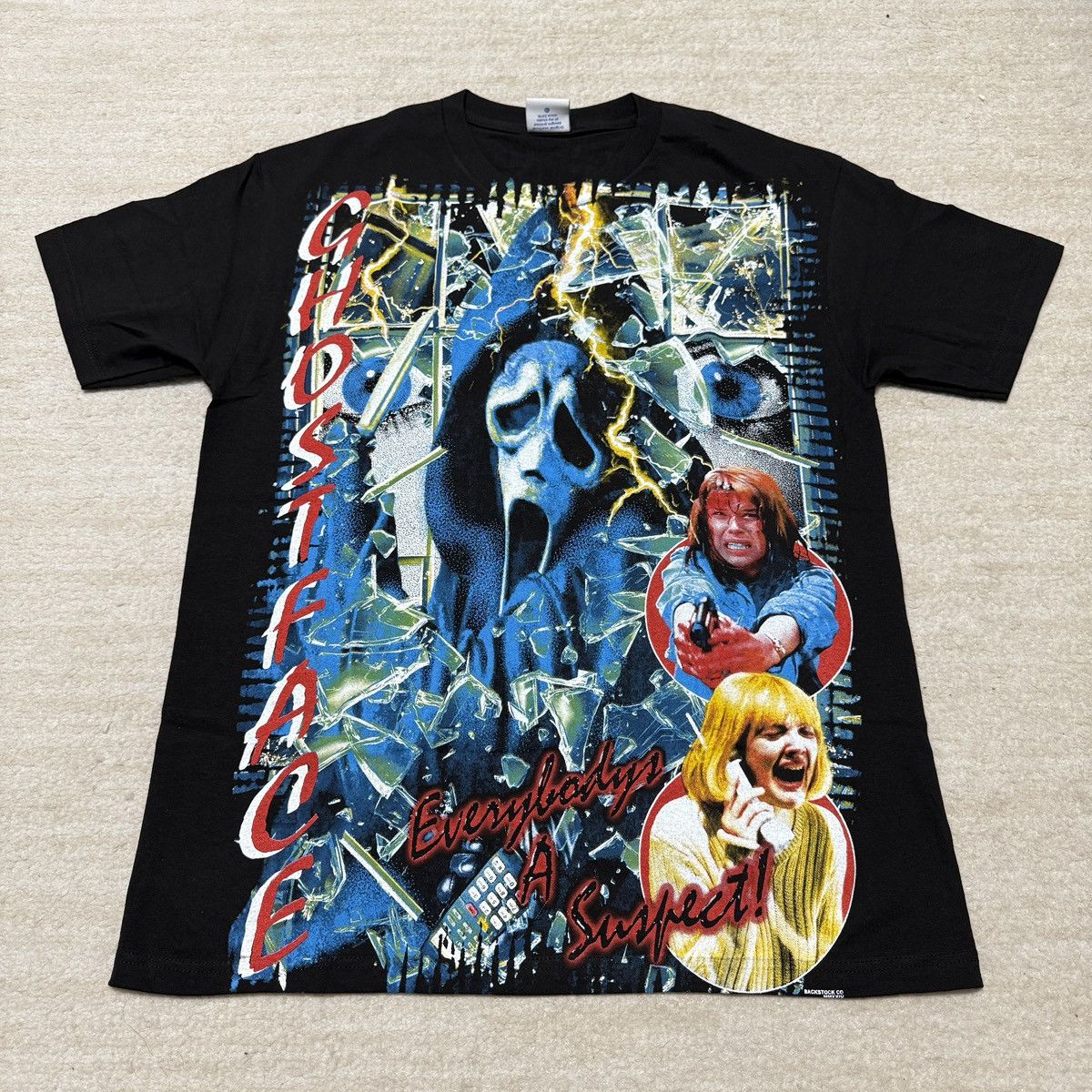 Other Backstock Co Ghostface Scream T-shirt Horror AOP Size US L / EU 52-54 / 3 - 1 Thumbnail