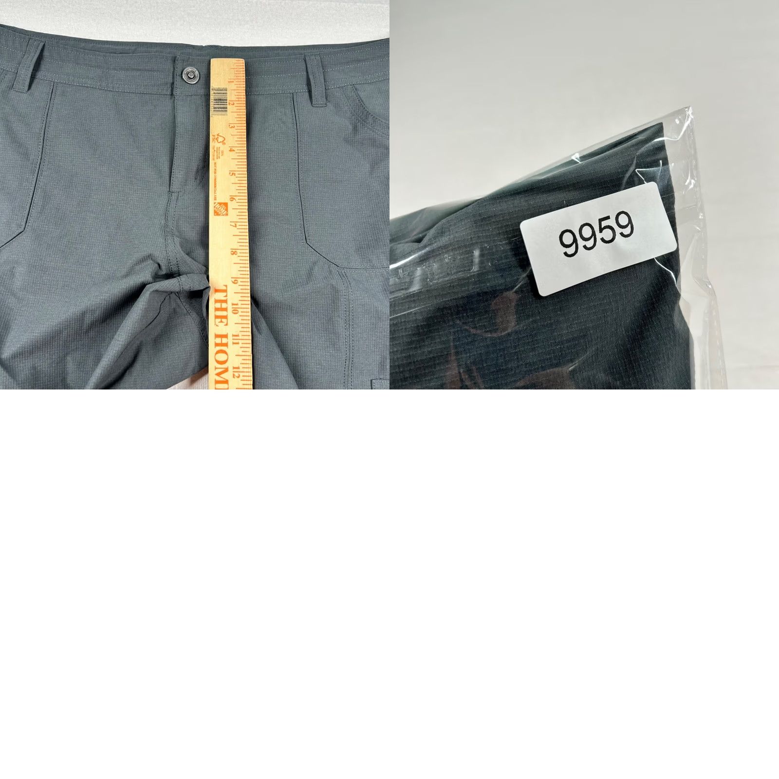 Vintage Kuhl Pants Womens 22w Skinny Cargo Hiking Outdoor Performance Gray Ripstop Flat Front Microfiber Pockets Quick Dry Nature Snap Zip Mens Size 40" / US 18 - 9 Thumbnail