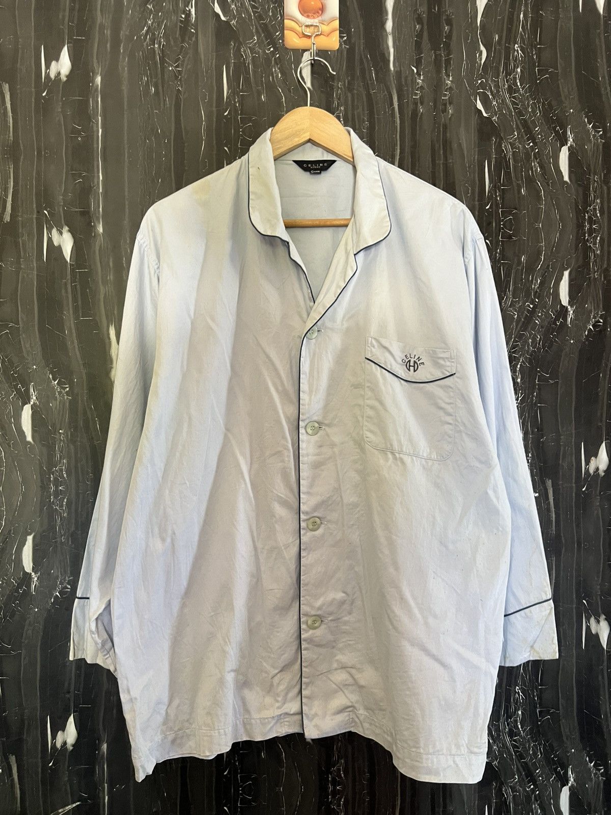 Celine CELINE HOMME SHIRT BOTTOM-UP Size US L / EU 52-54 / 3 - 1 Thumbnail