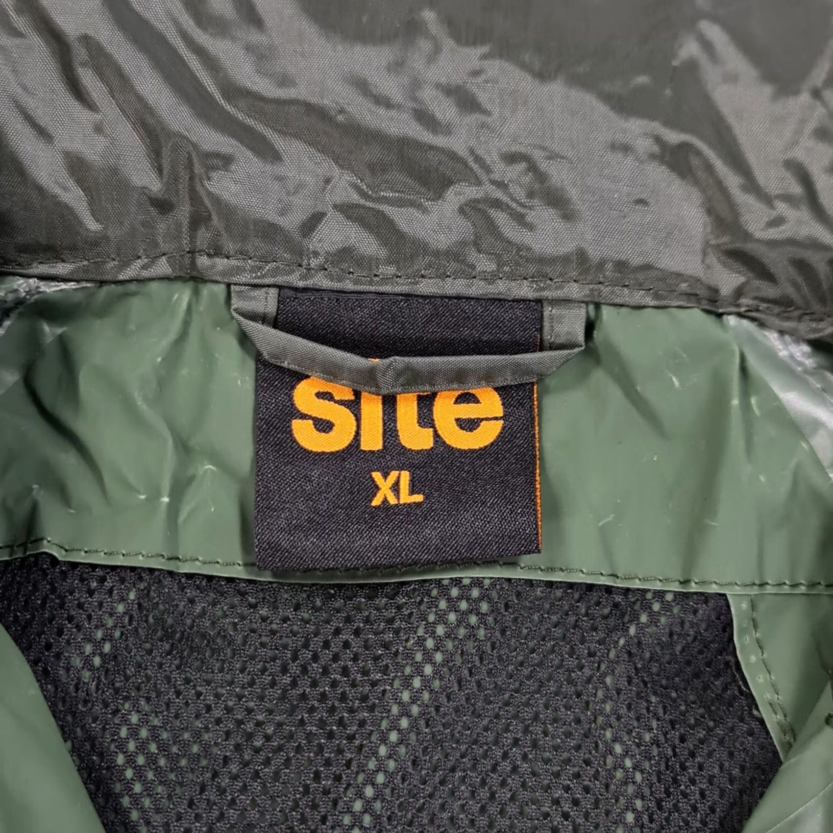 Rains Site Jacket Womens XL Mens Rain Green Hooded Gambrill Full Zip Lightweight Size XL / US 12-14 / IT 48-50 - 3 Thumbnail