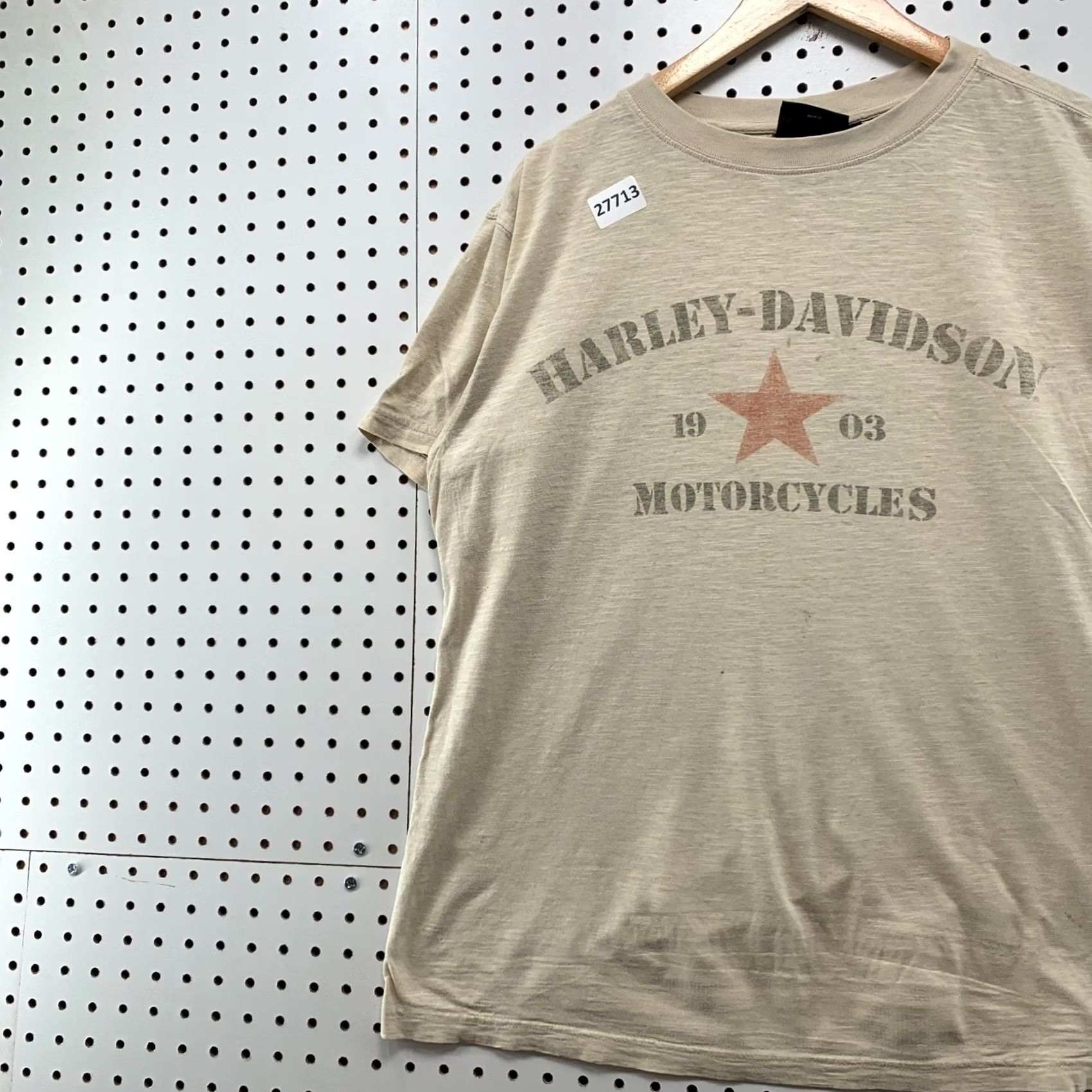 Harley Davidson Harley Davidson Motorcycle Shirt Beige Mens Large Short Sleeve Adult L Size US L / EU 52-54 / 3 - 3 Thumbnail