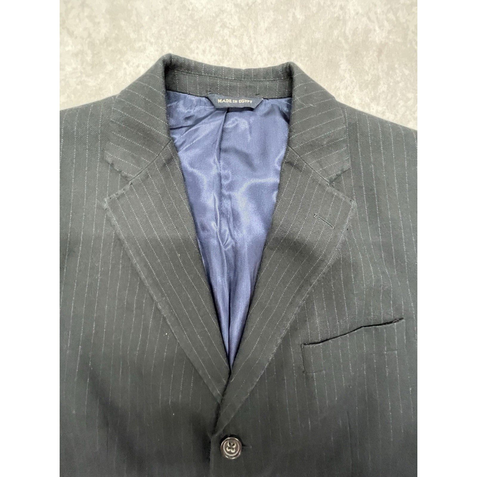 Banana Republic Banana Republic Modern Fit Pinstripe Blazer Men's 40S 3-Butt Size 40R - 3 Thumbnail