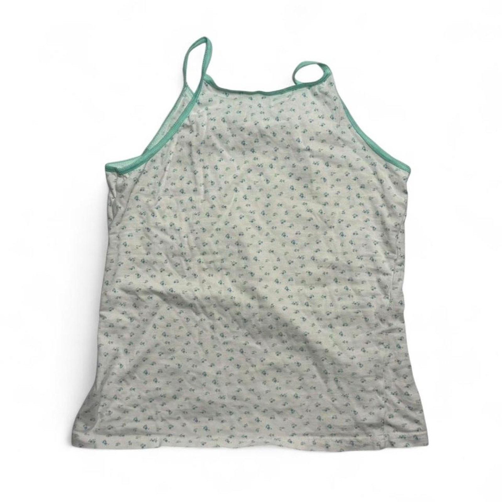 Other White and blue floral tank top size XS 100% cotton Size XS / US 0-2 / IT 36-38 - 2 Thumbnail