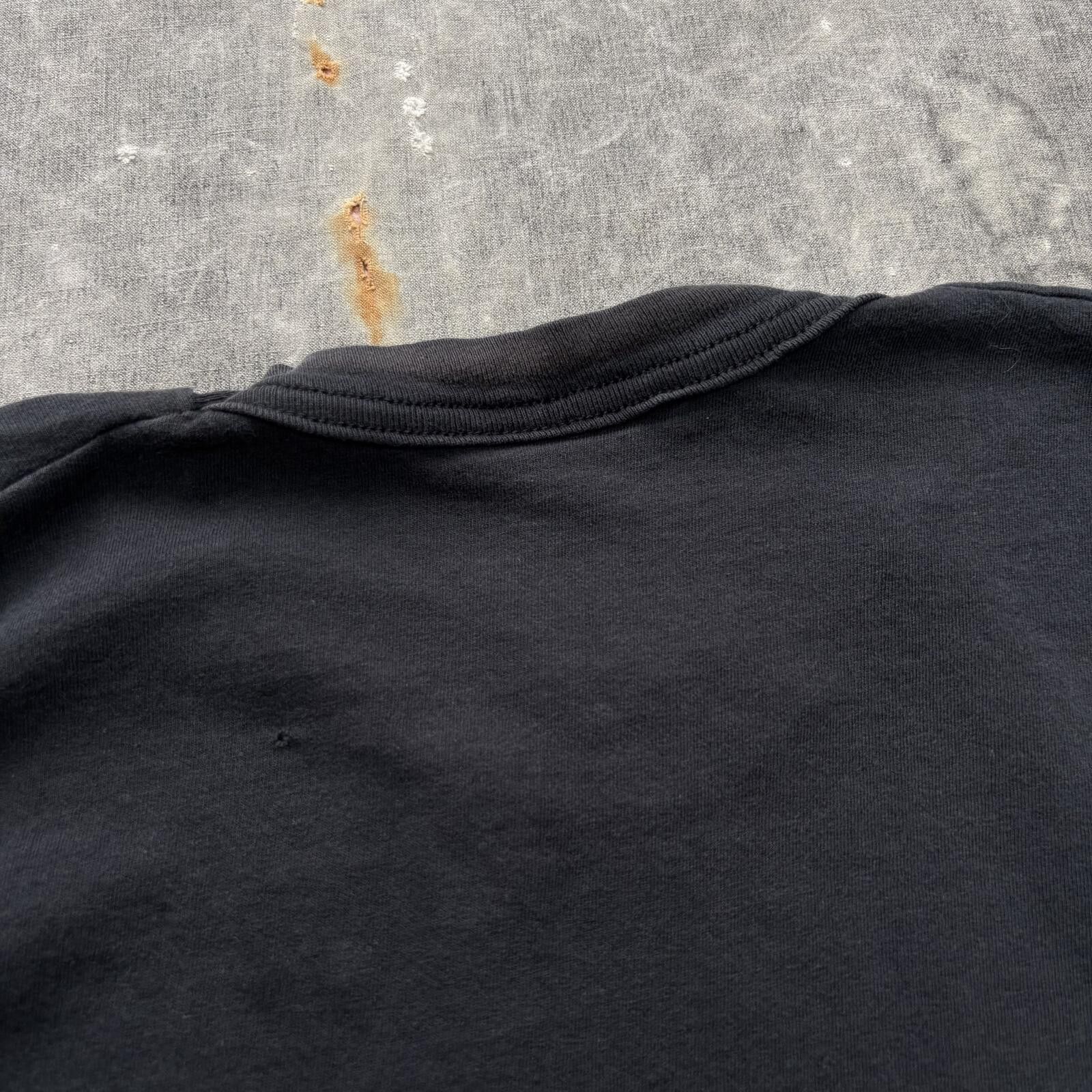 Fruit Of The Loom Vintage 80s Grunge Black Selvedge Pocket Sleeveless Shirt Size US L / EU 52-54 / 3 - 7 Thumbnail