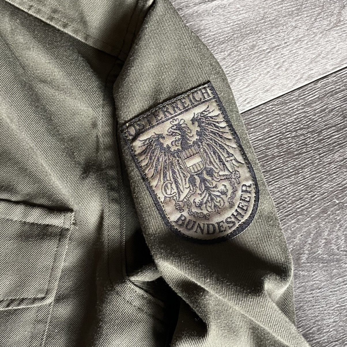Vintage Vintage 80s German Army Military Field Button Up Shirt Khaki Size US L / EU 52-54 / 3 - 7 Thumbnail