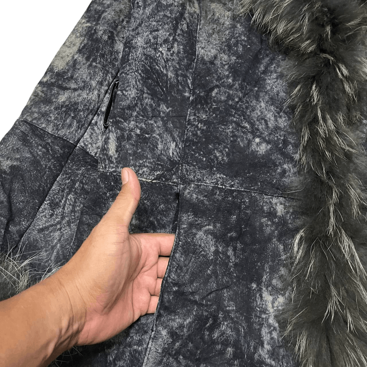 If Six Was Nine Vintage Pasqua Raccoon Fur Rabbit Leather Jacket lgb hg Size US M / EU 48-50 / 2 - 5 Thumbnail