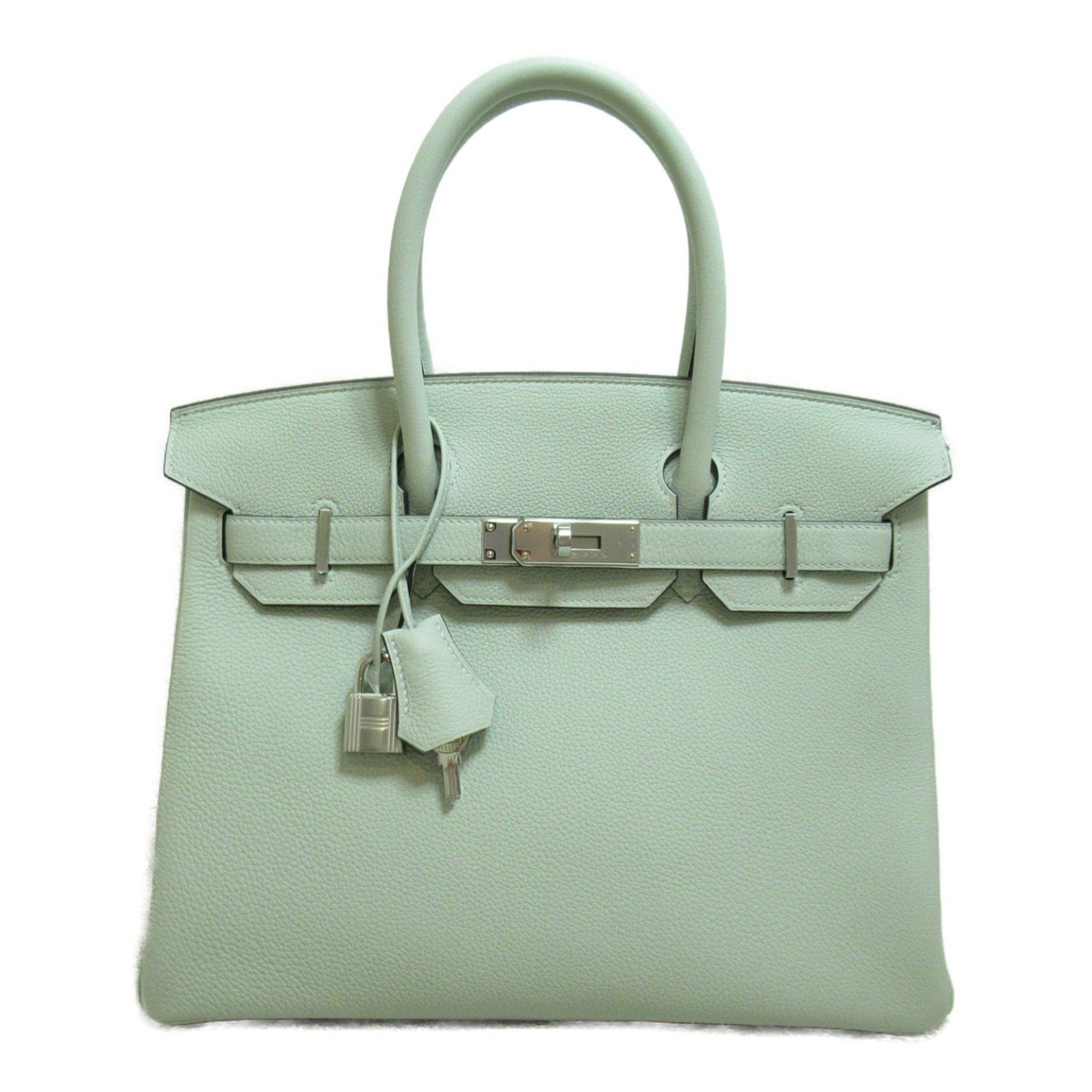 image of Hermes Birkin 30 Handbag Green Togo Leather Leather, Women's