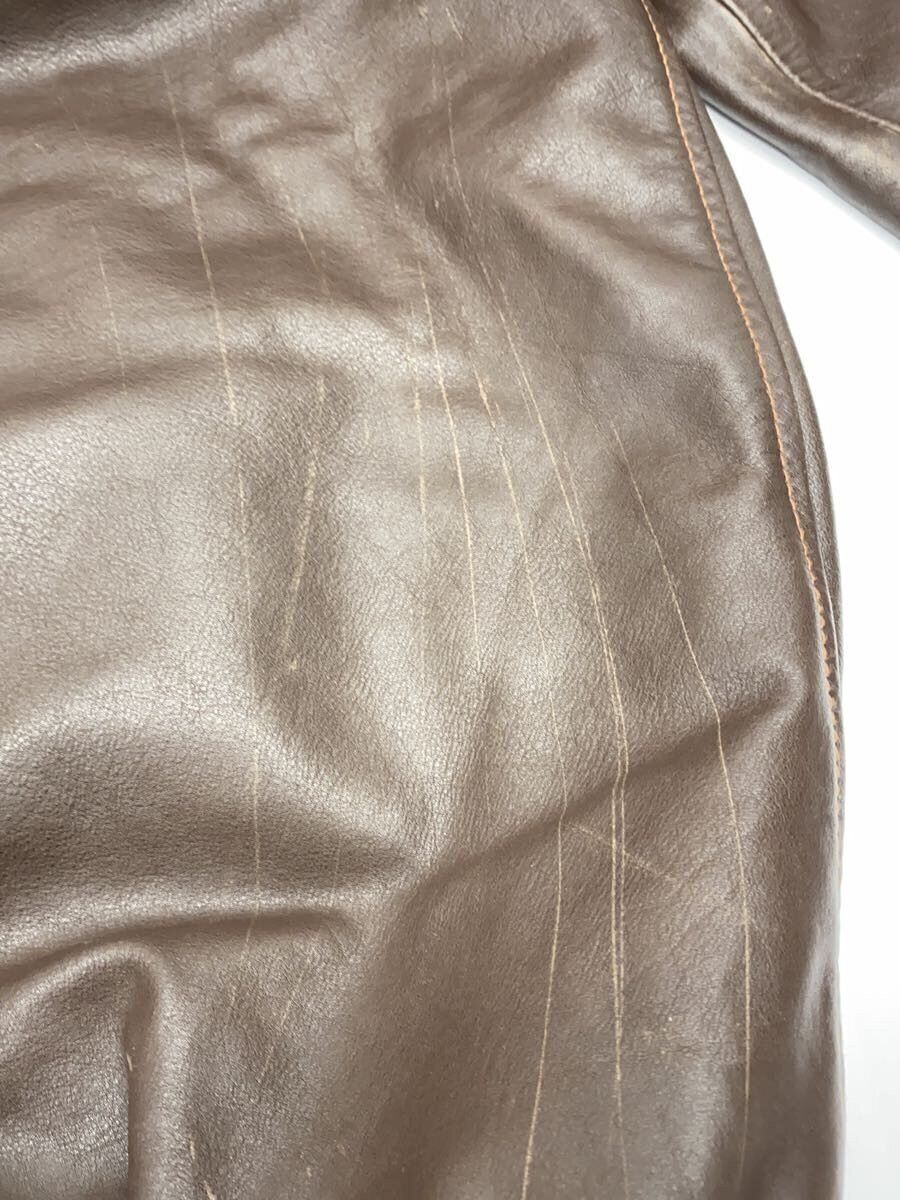Avirex Avirex Leather Jacket Blouson Brown Size US XL / EU 56 / 4 - 7 Thumbnail