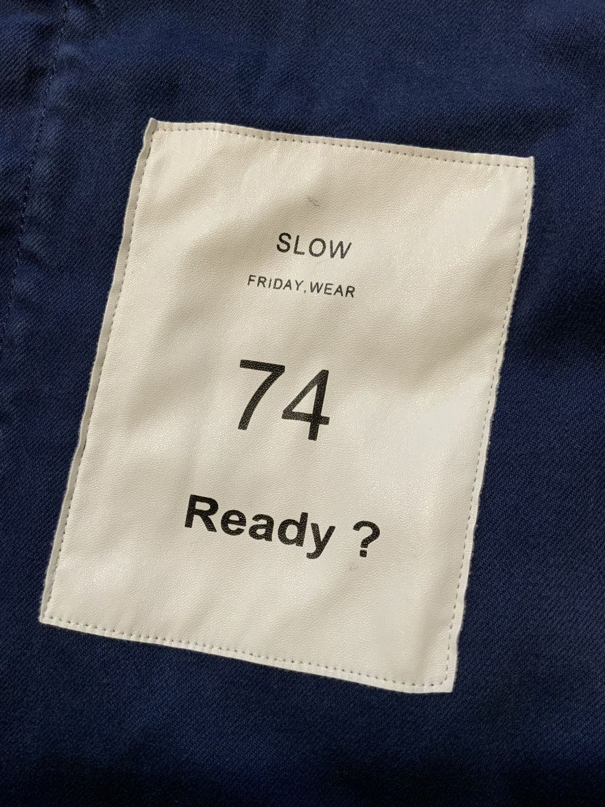 Zara Zara Man Slow Wear 74 Ready Navy Workwear Overshirt Jacket Size US S / EU 44-46 / 1 - 5 Thumbnail