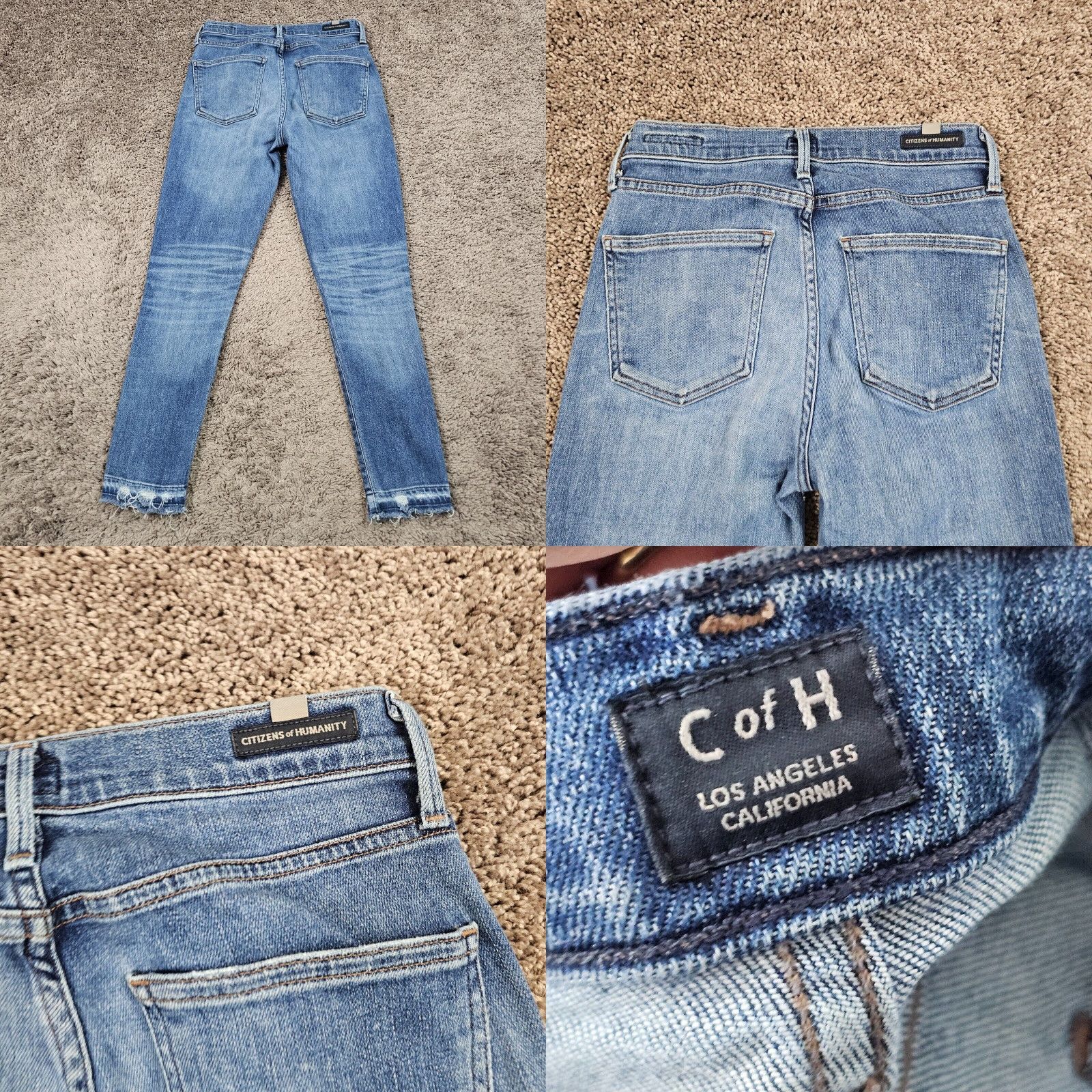 Citizens Of Humanity Citizens of Humanity Jeans Womens Skinny 26 Blue Rocket Crop High Rise—32x26? Size 26" / US 2 / IT 38 - 8 Thumbnail
