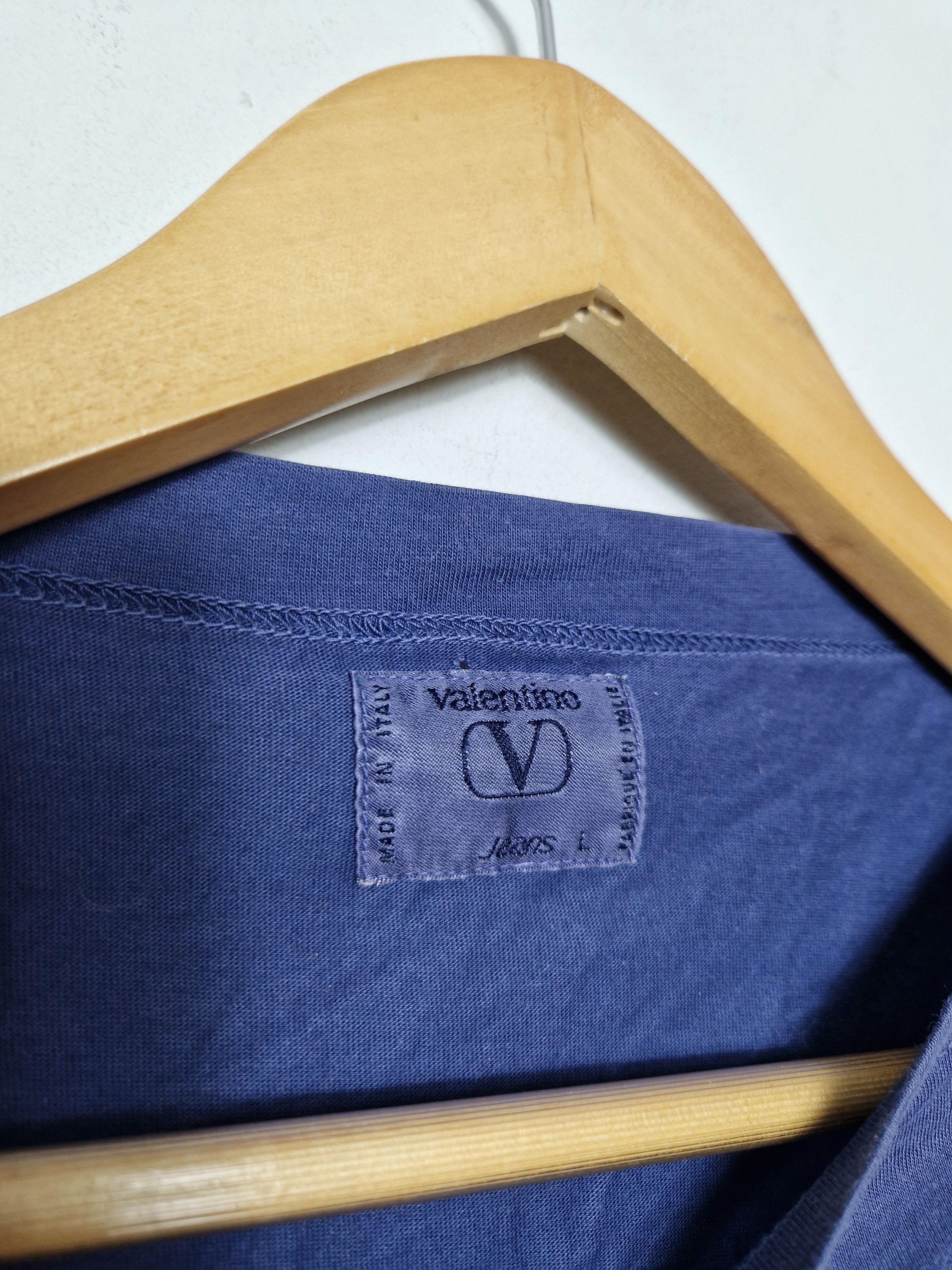 Valentino × Vintage Valentino vintage logo longsleeve Size L / US 10 / IT 46 - 6 Thumbnail